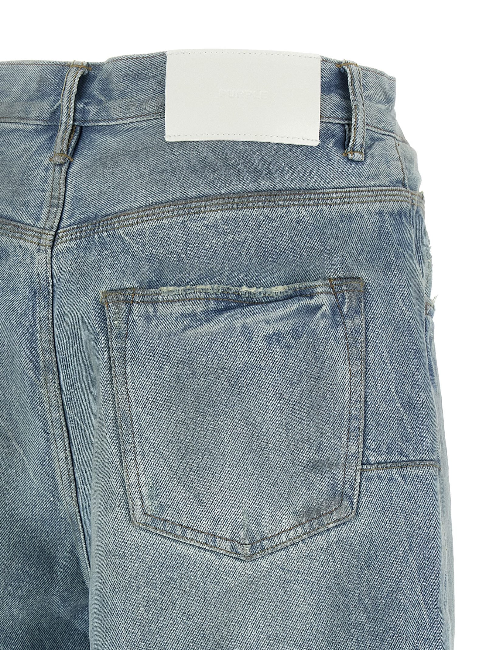 Purple 'P070 Vintage Dust Bowl' Bermuda Shorts