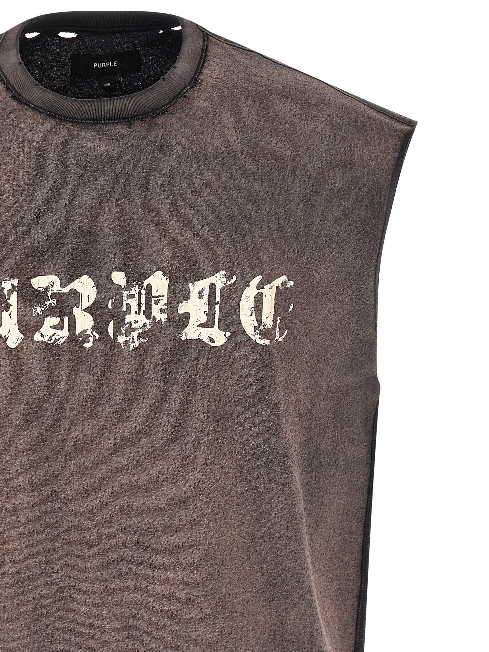 Purple 'Worn Gothic' Tank Top