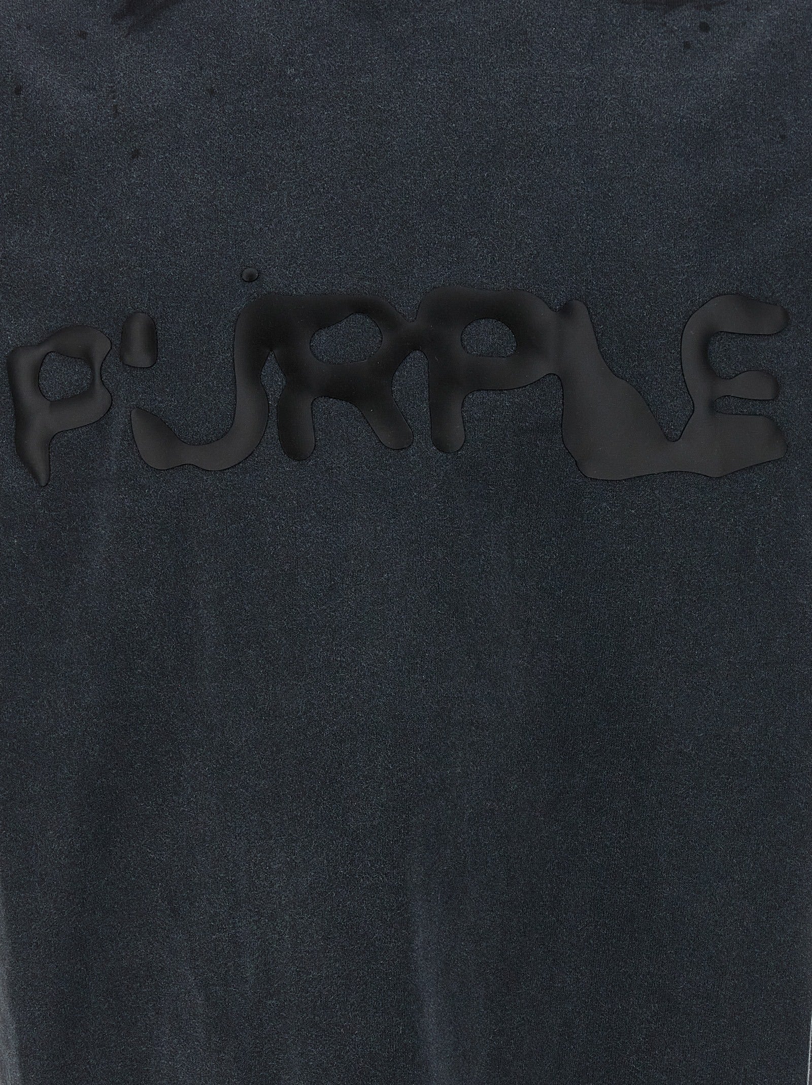 Purple 'Liquid Wordmark' T-Shirt