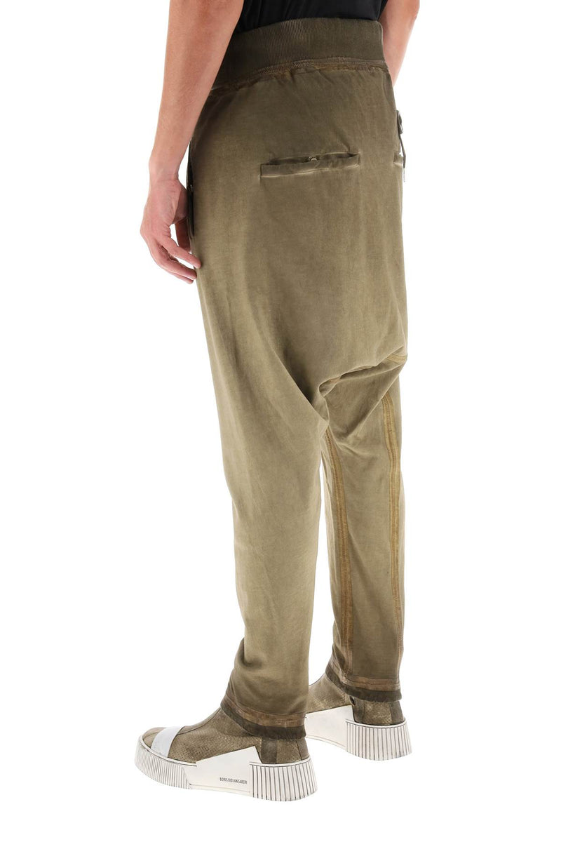 Boris Bidjan Saberi Low-Crotch Joggers Khaki