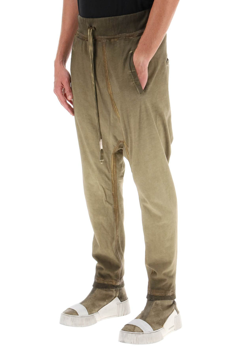 Boris Bidjan Saberi Low-Crotch Joggers Khaki