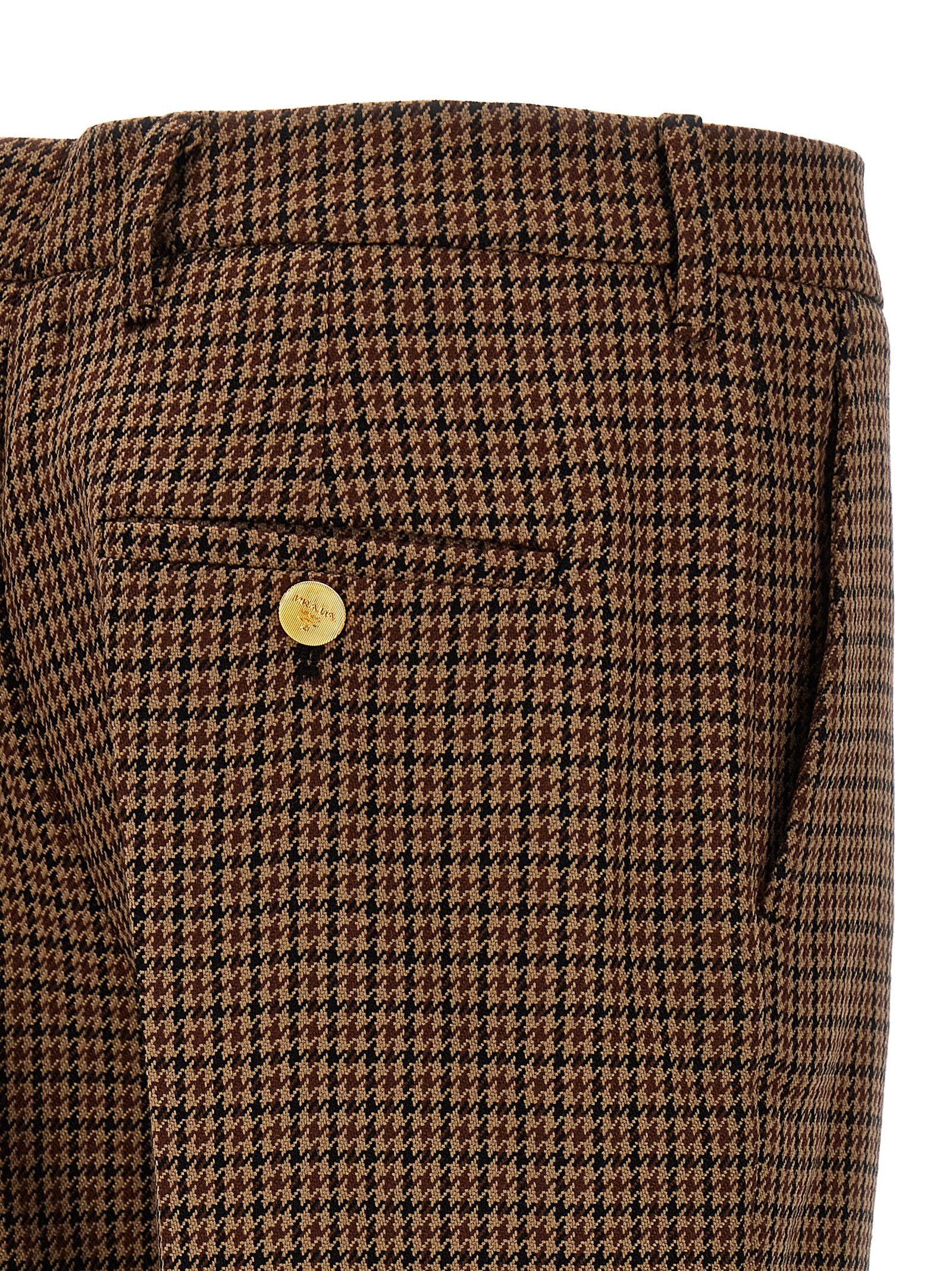Prada Houndstooth Pants