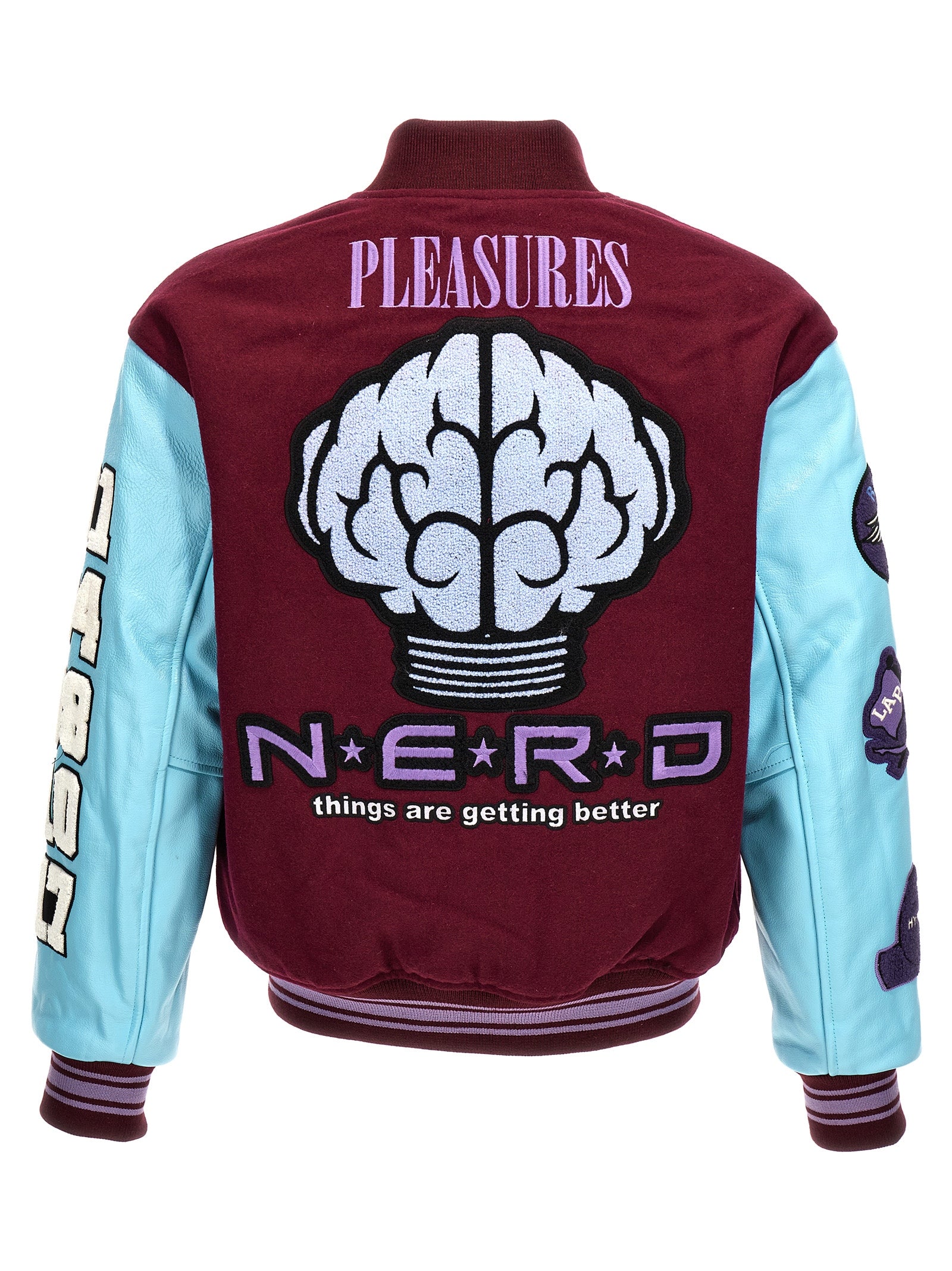 Pleasures 'Nerd Varsity' Bomber Jacket