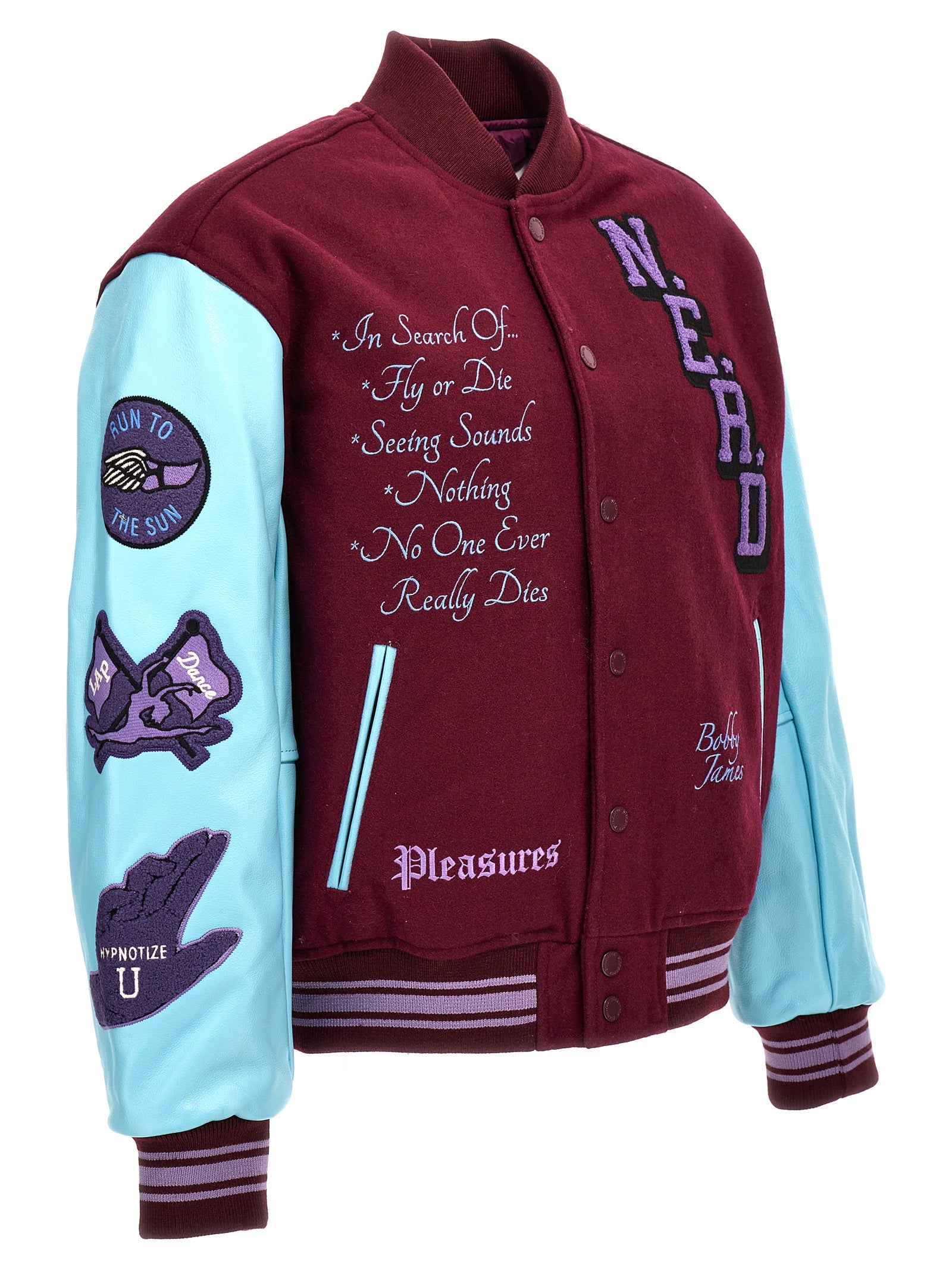 Pleasures 'Nerd Varsity' Bomber Jacket