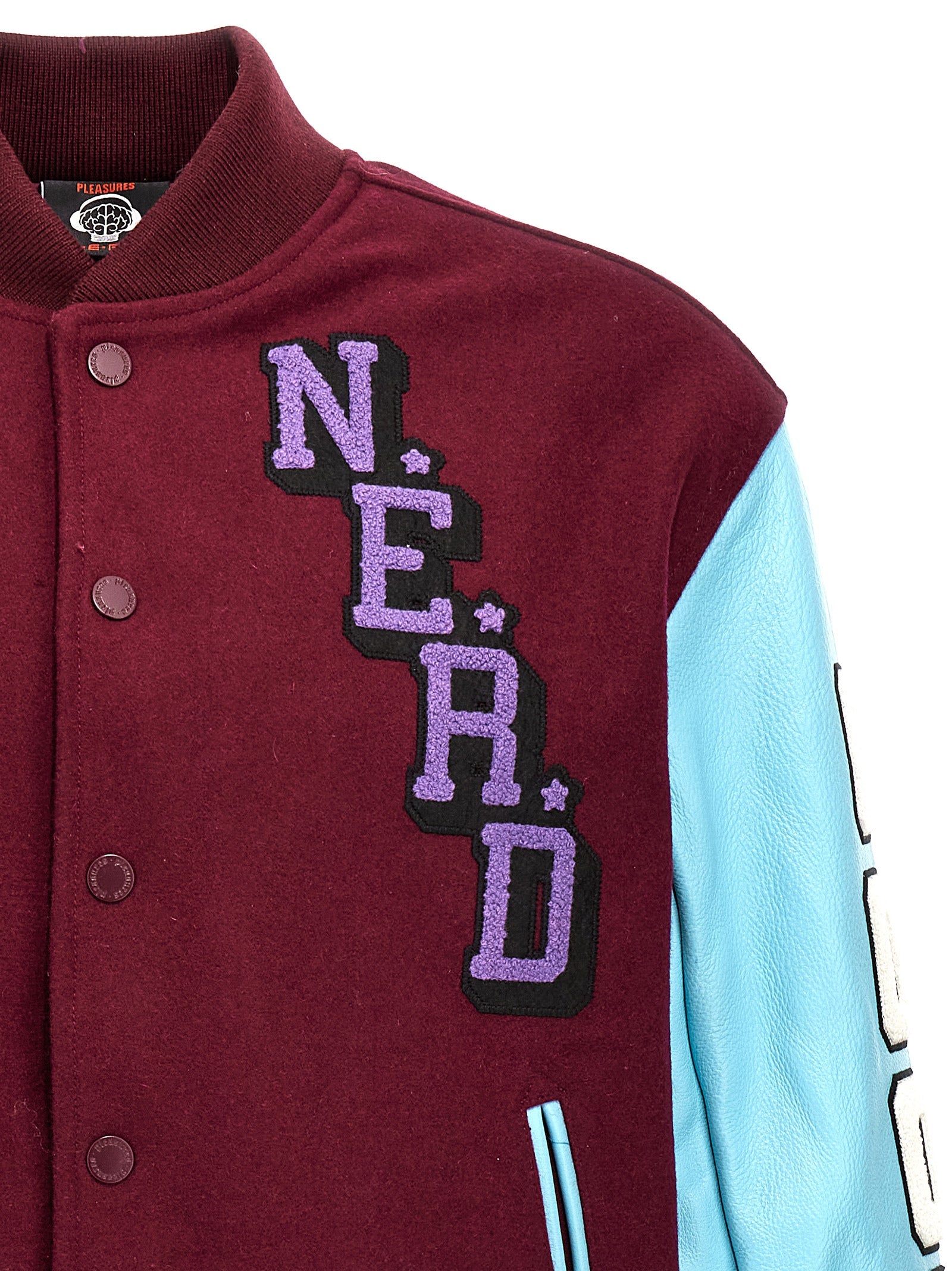 Pleasures 'Nerd Varsity' Bomber Jacket