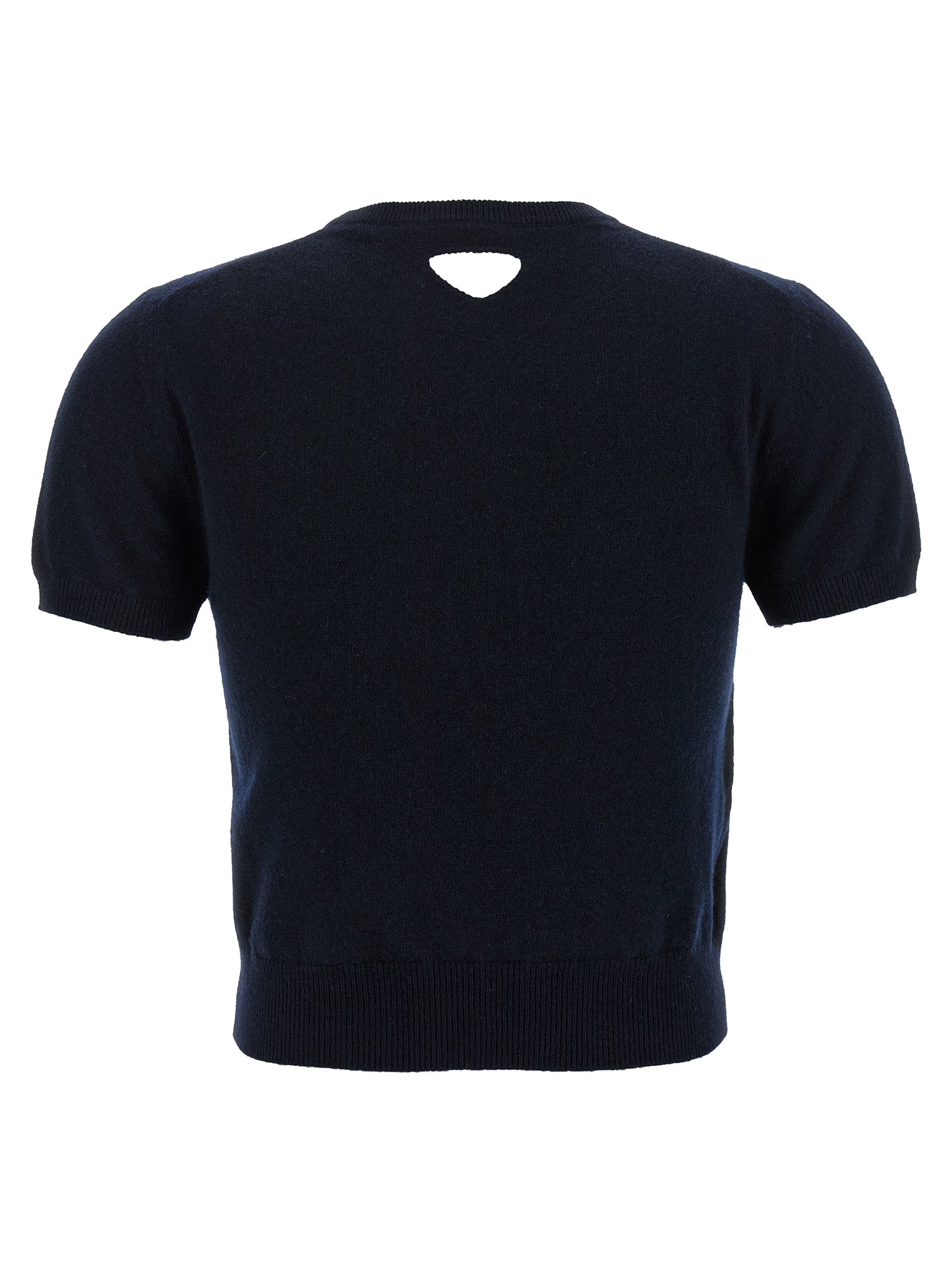 Prada Cut-Out Logo Sweater