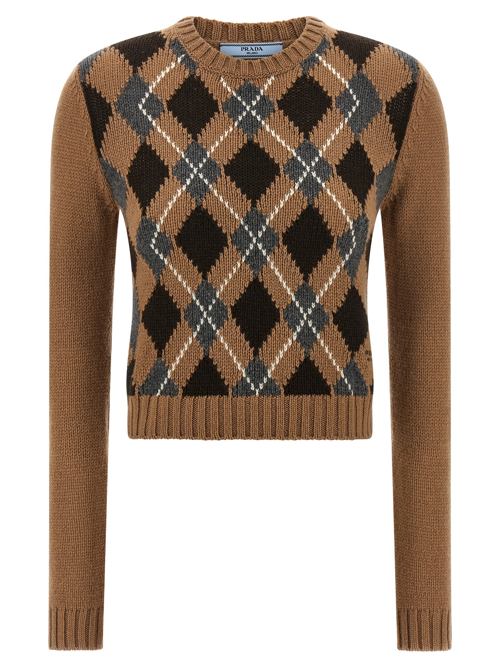 Prada Argyle Sweater
