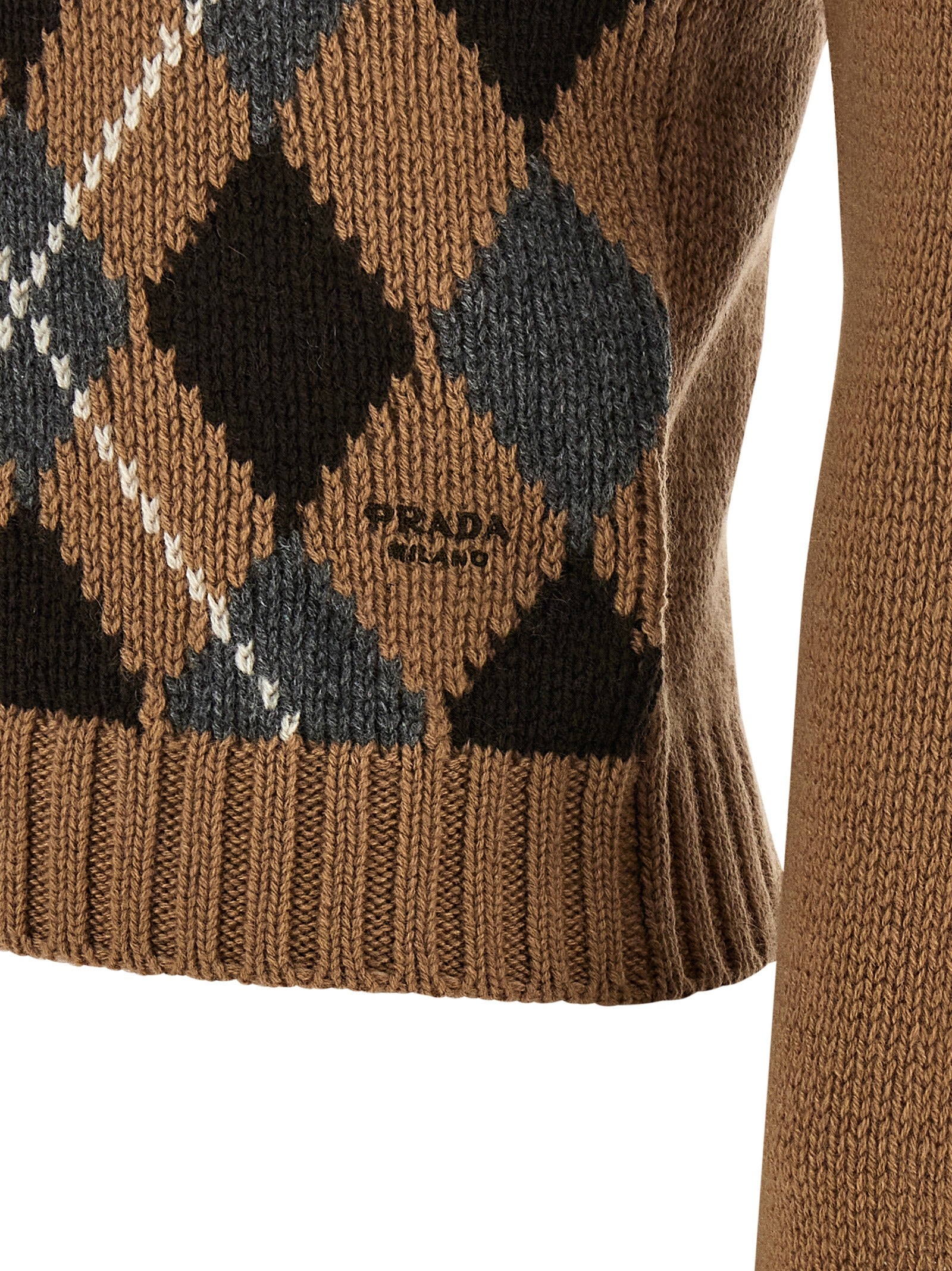 Prada Argyle Sweater