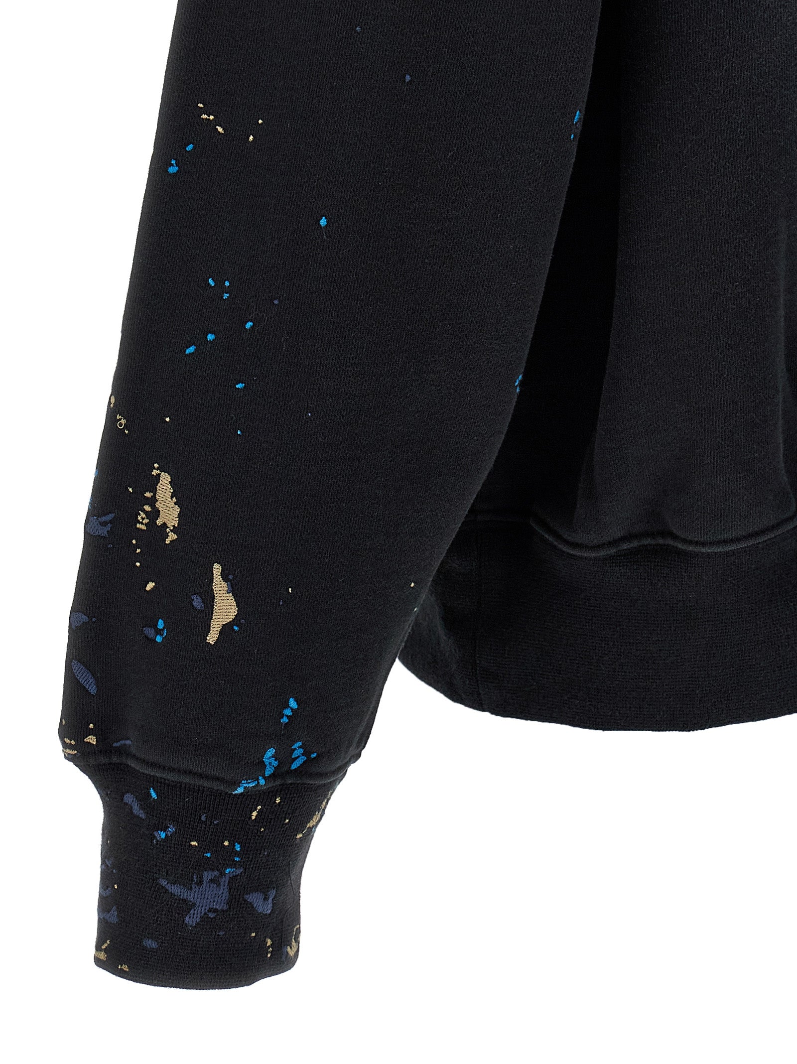 Purple Embroidery Hoodie