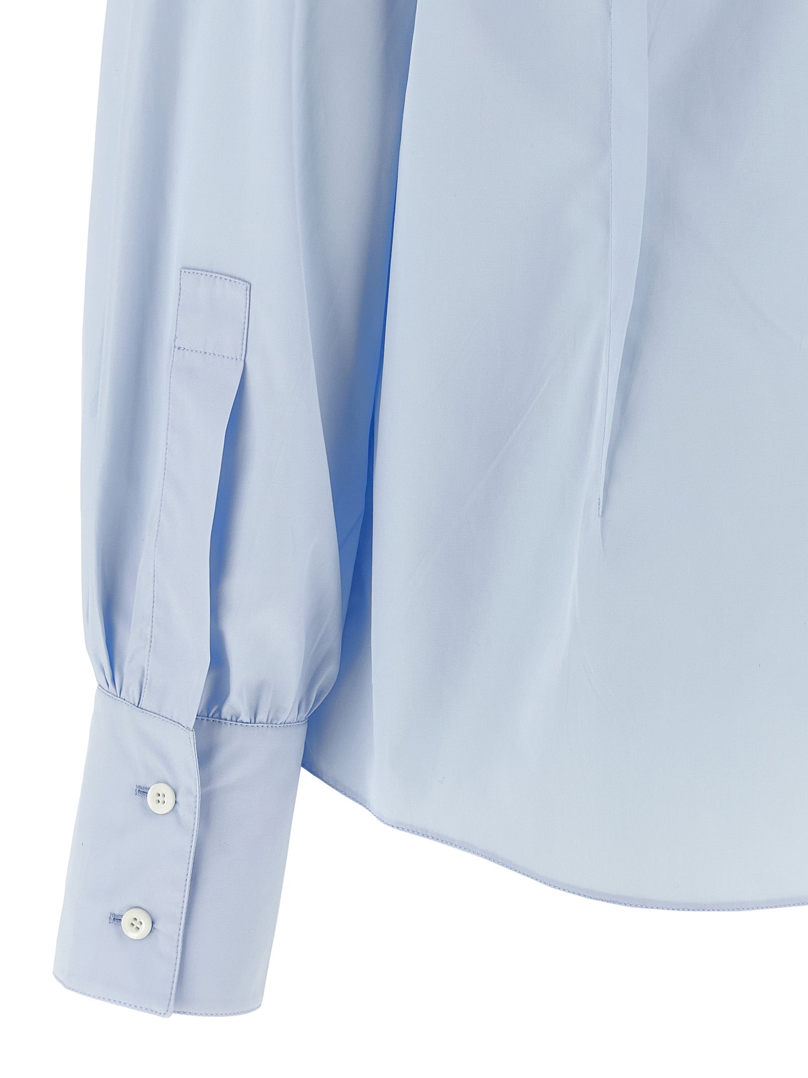 Prada Lavallière Collar Shirt