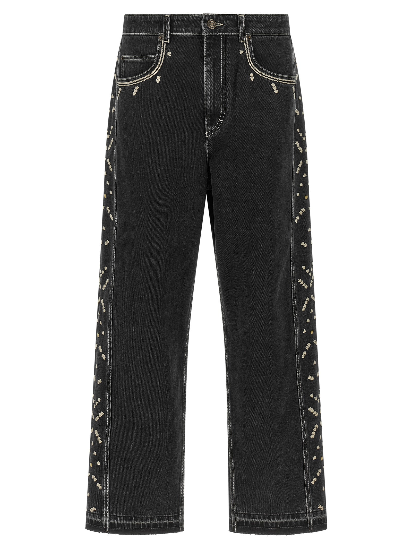 Marant 'Jorian' Jeans With Embroideries