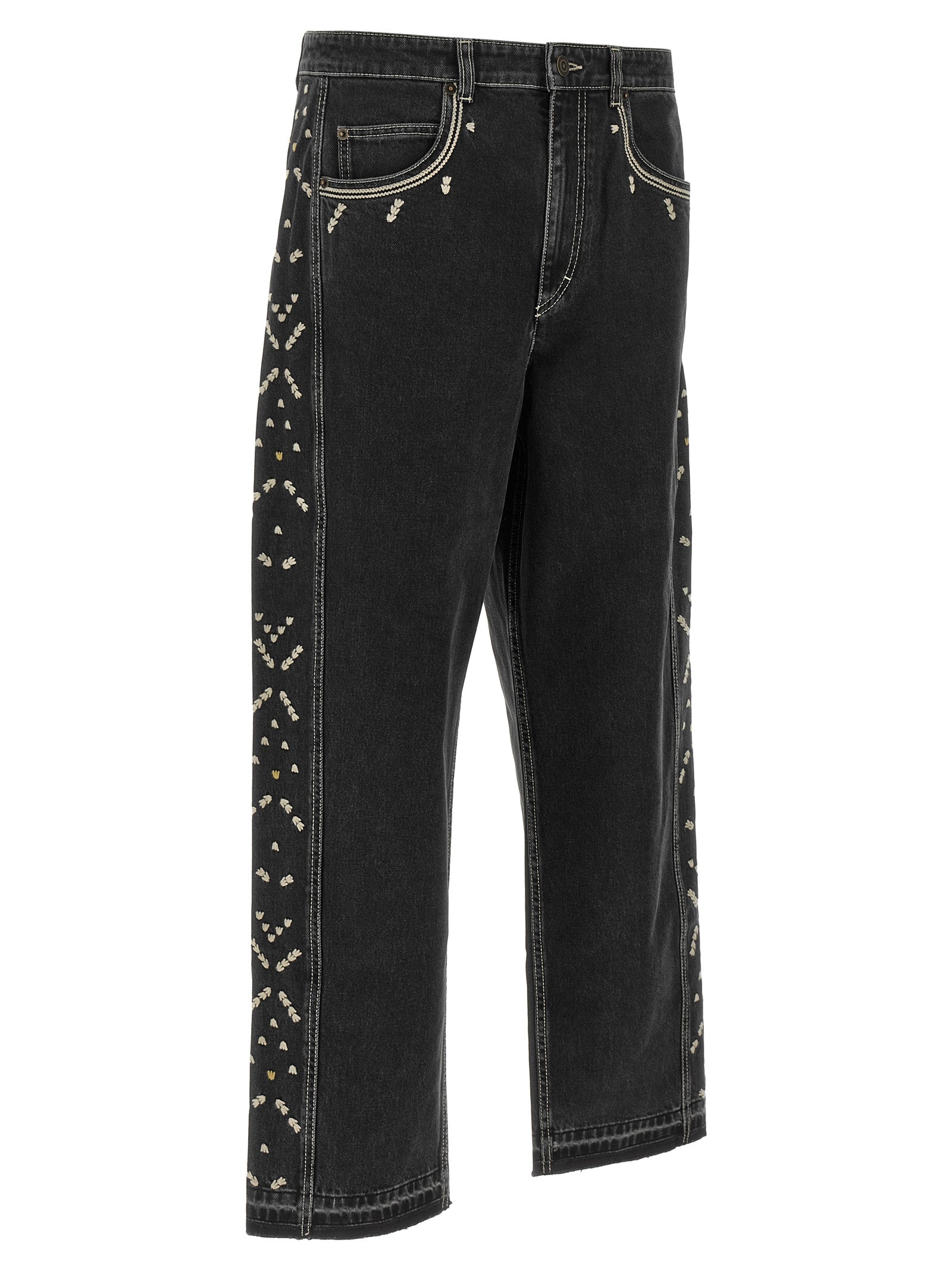 Marant 'Jorian' Jeans With Embroideries