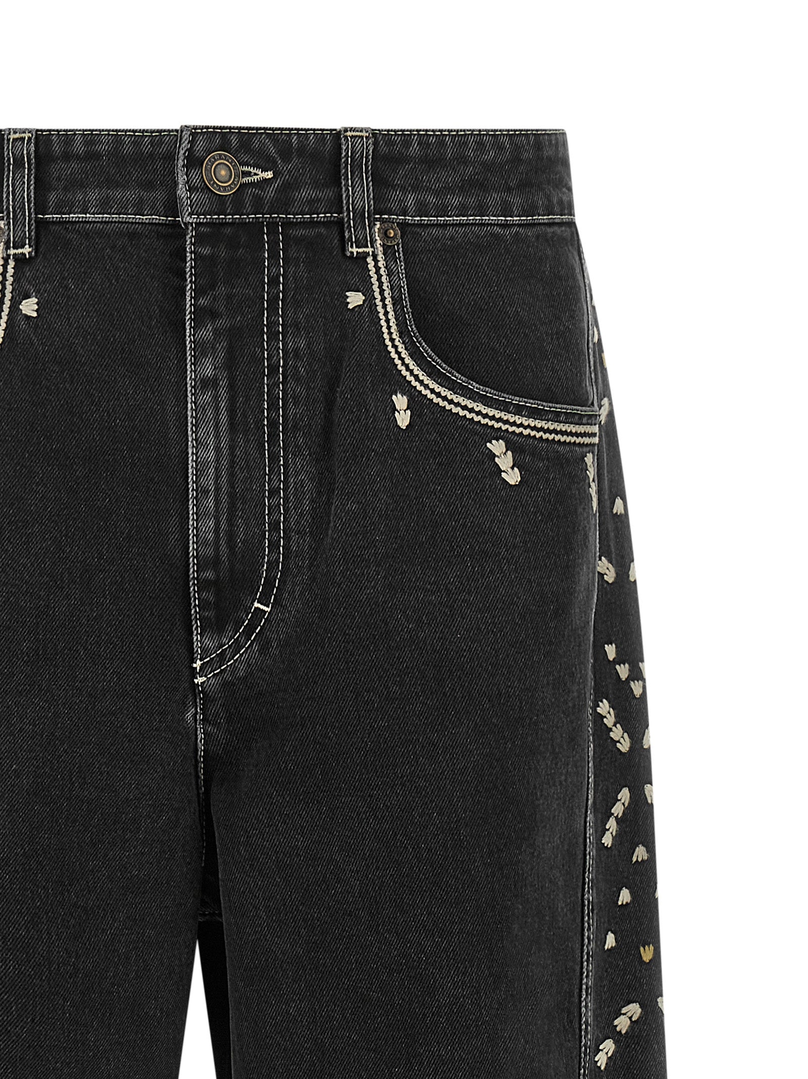 Marant 'Jorian' Jeans With Embroideries