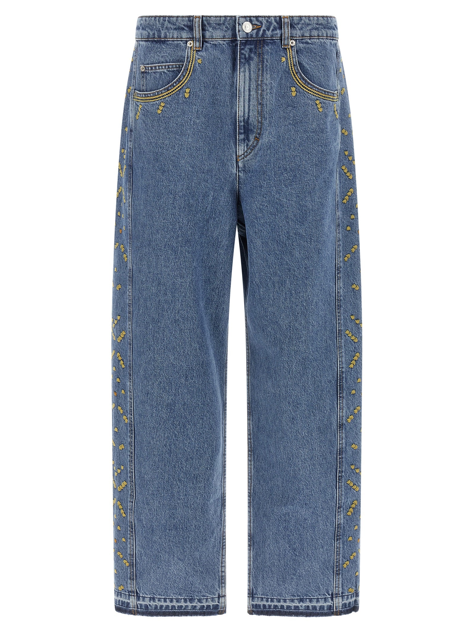 Marant 'Jorian' Jeans With Embroideries