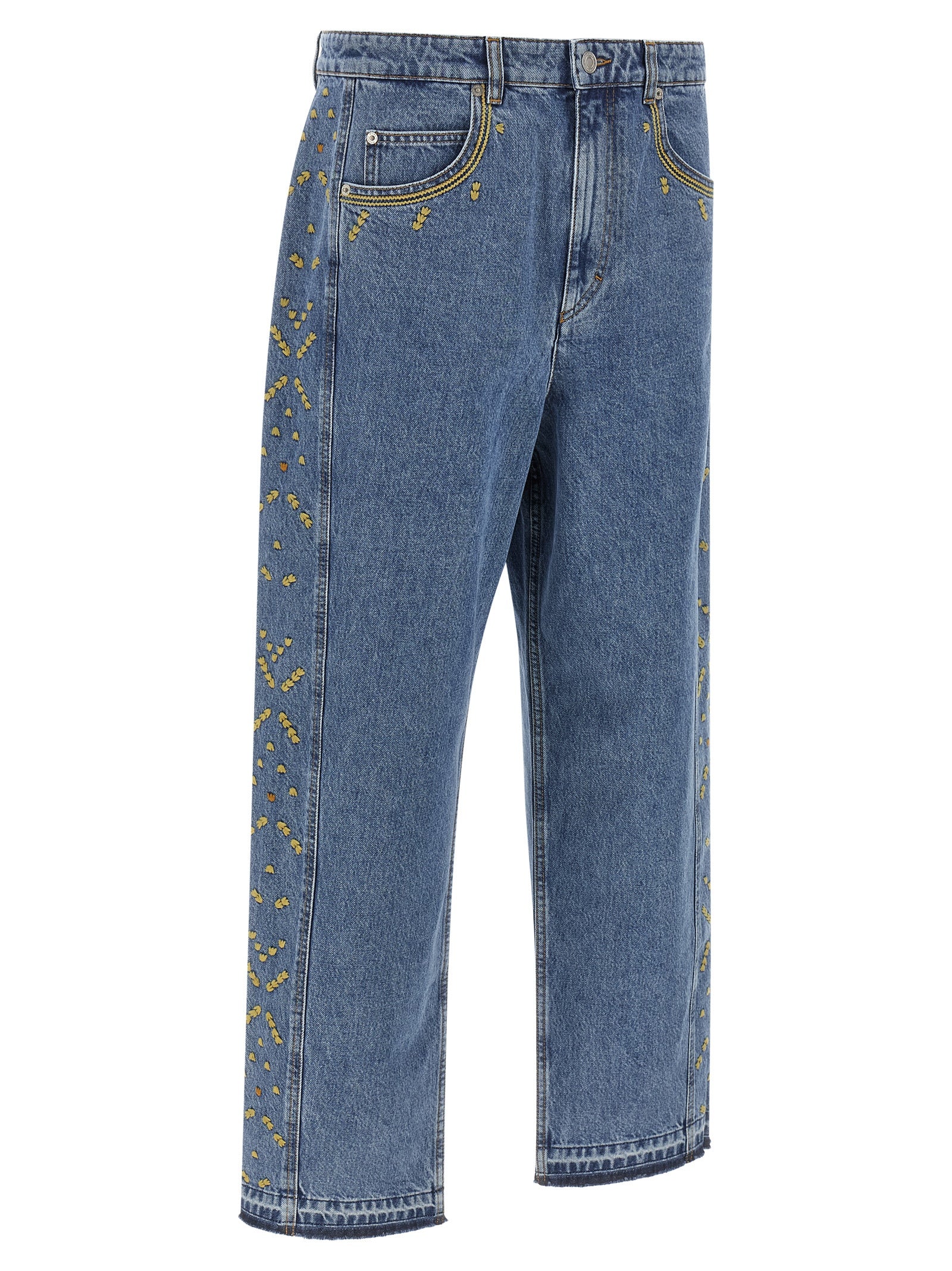 Marant 'Jorian' Jeans With Embroideries