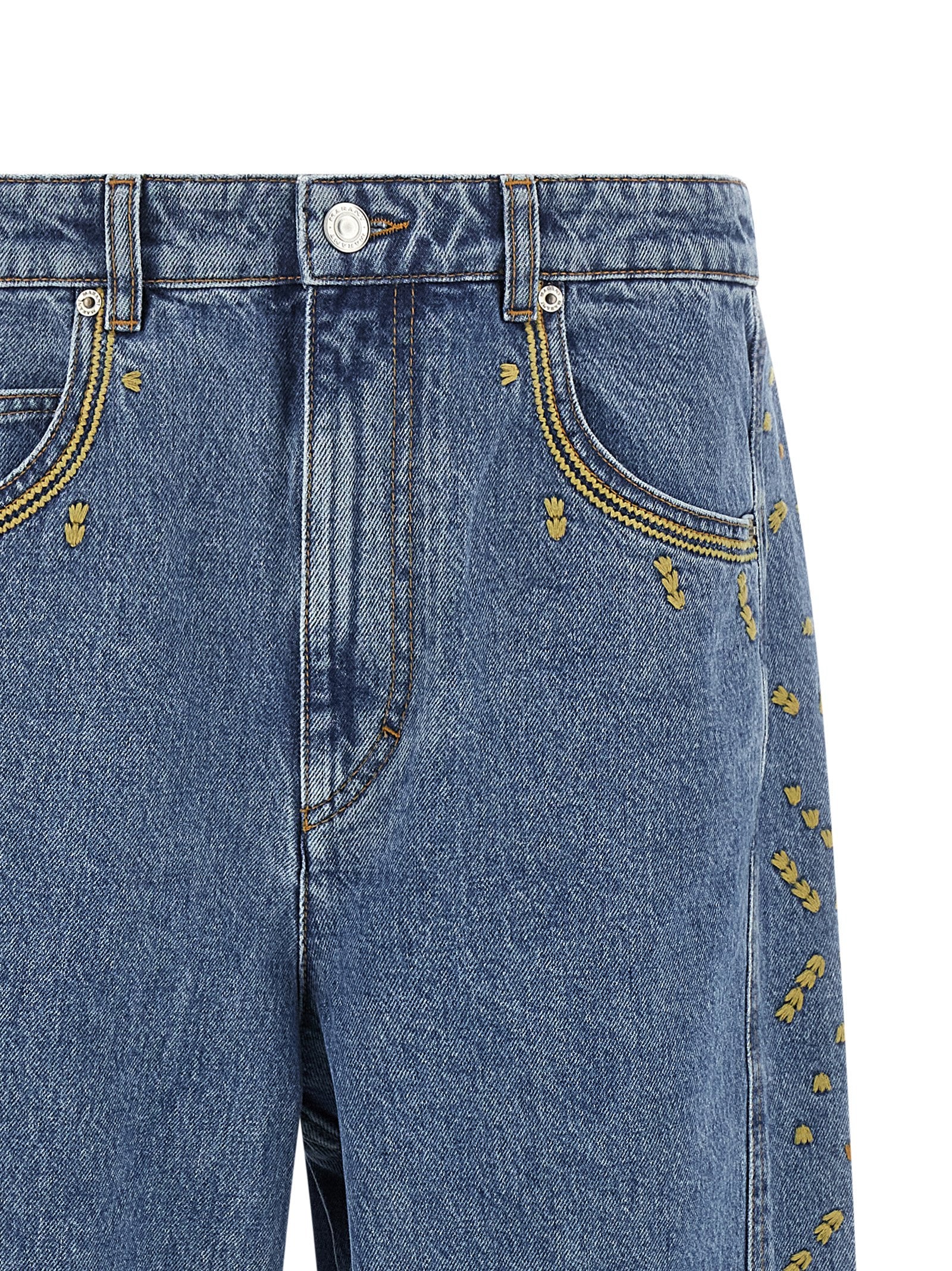 Marant 'Jorian' Jeans With Embroideries