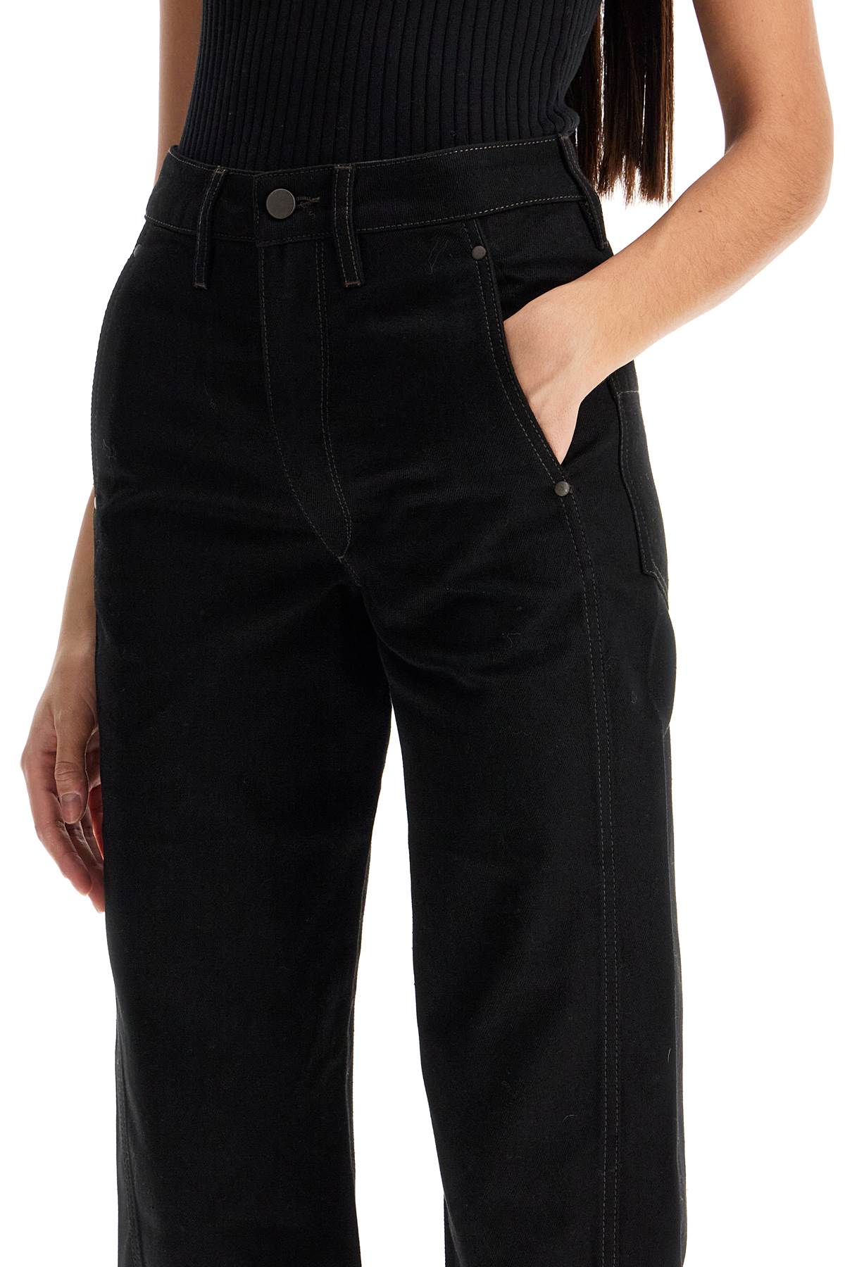 Lemaire Cropped Pants With Twisted Seams