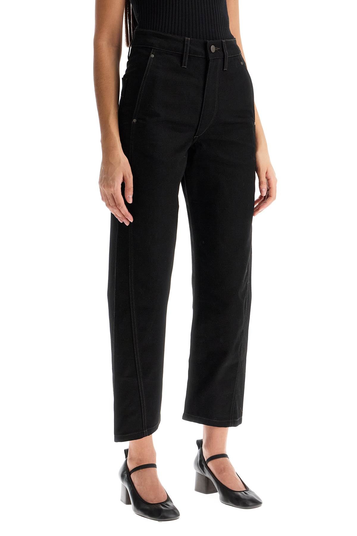 Lemaire Cropped Pants With Twisted Seams