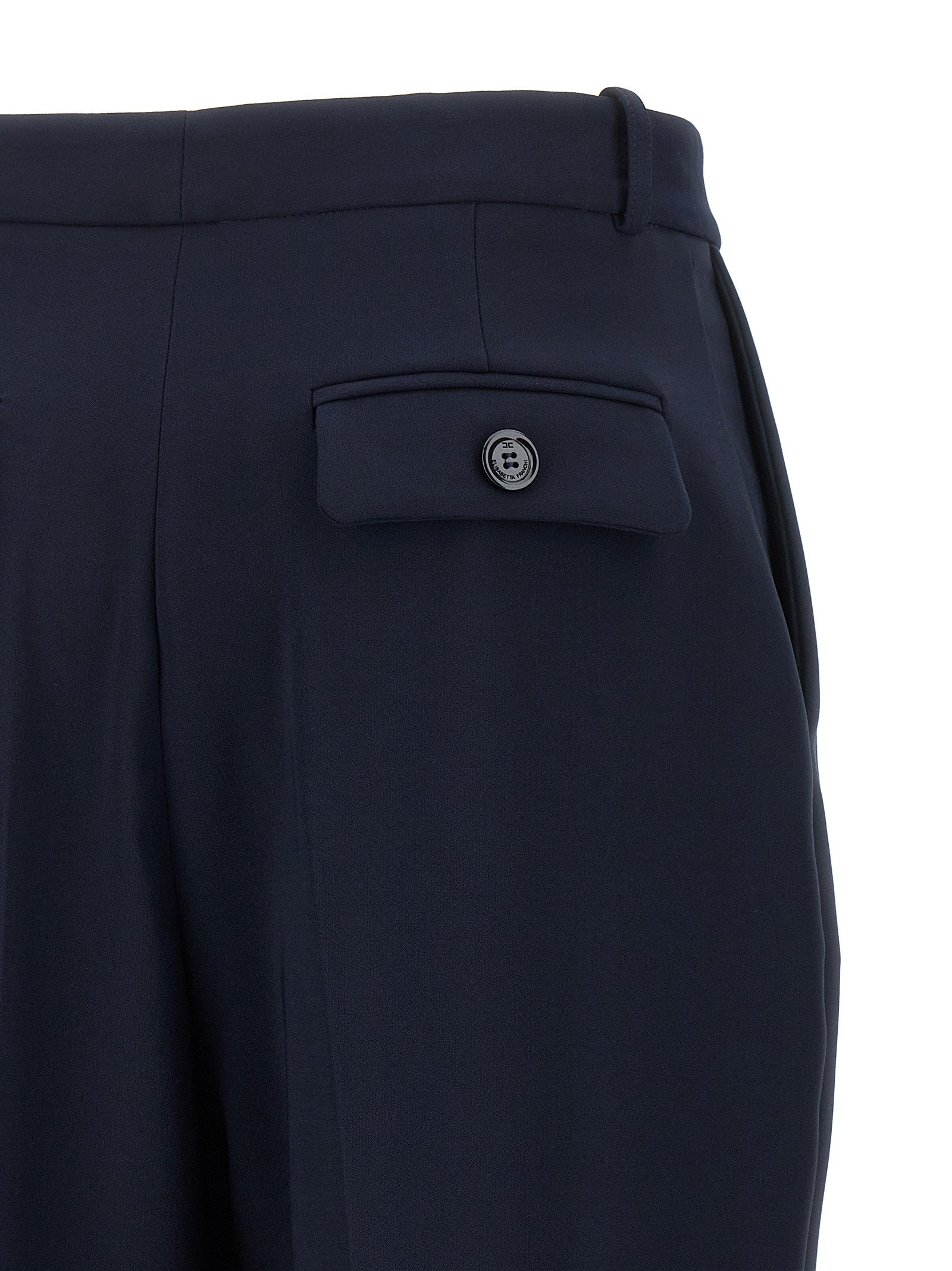 Elisabetta Franchi Crepe De Chine Pants
