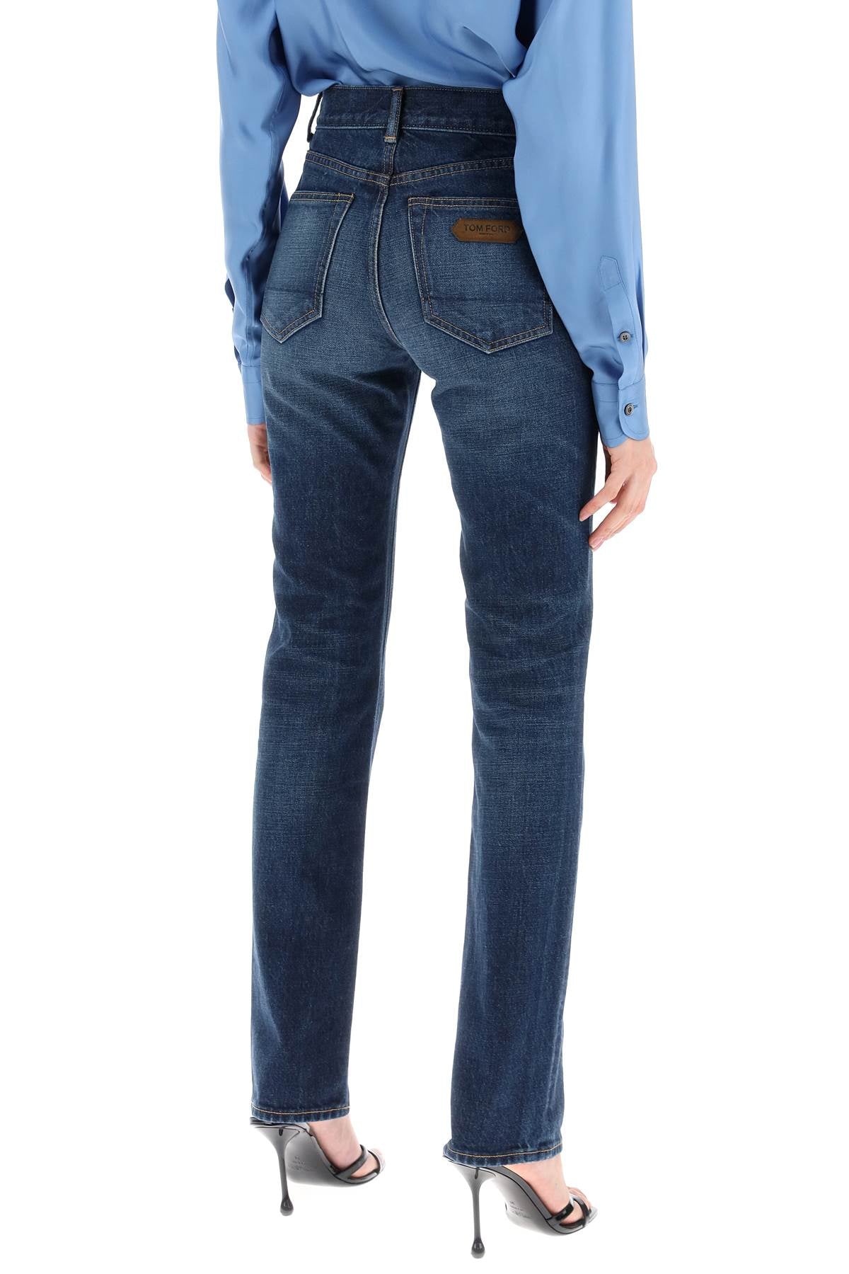 Tom Ford Jeans With Stone Wash Treatment