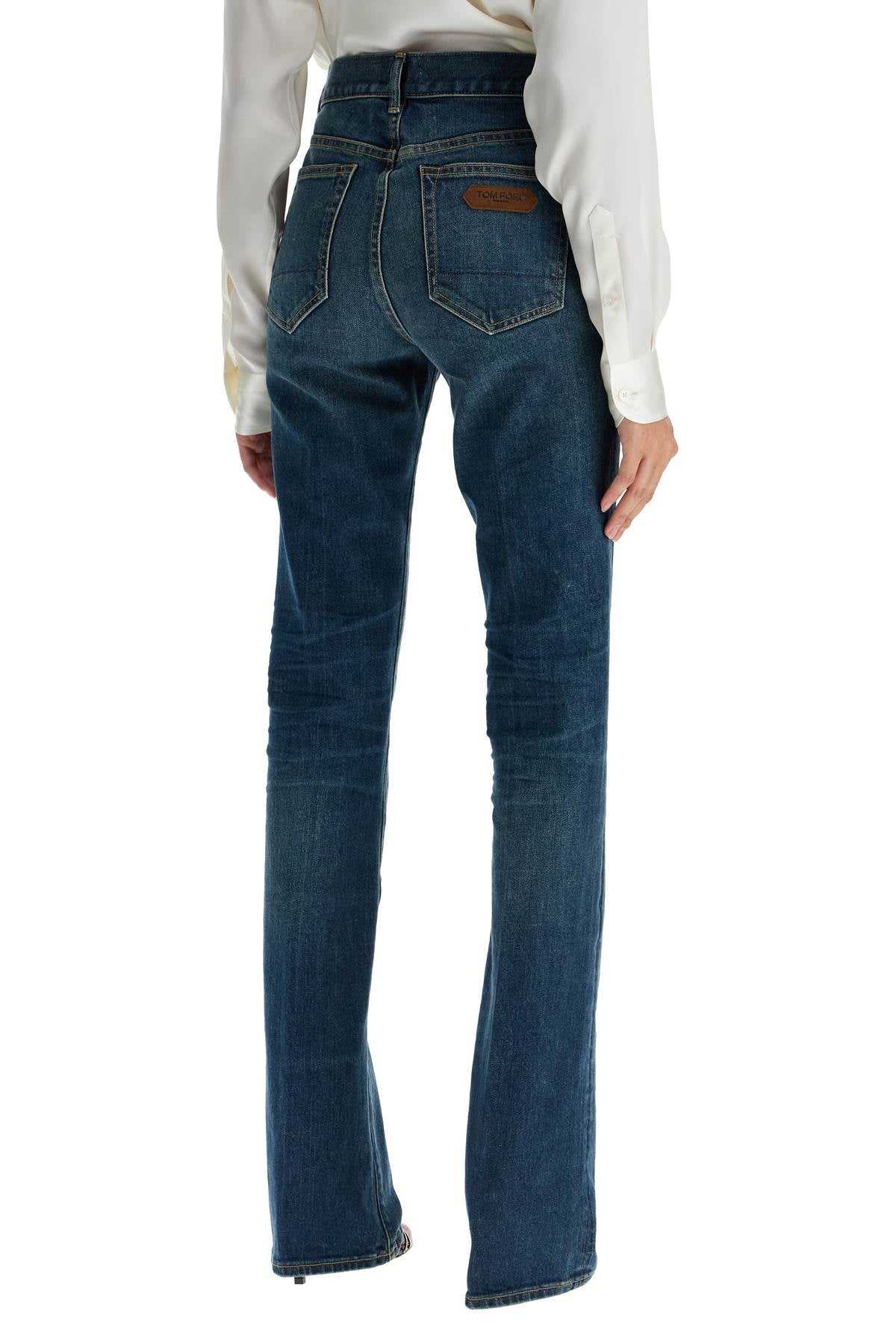 Tom Ford Flare Mid-Rise Jeans With