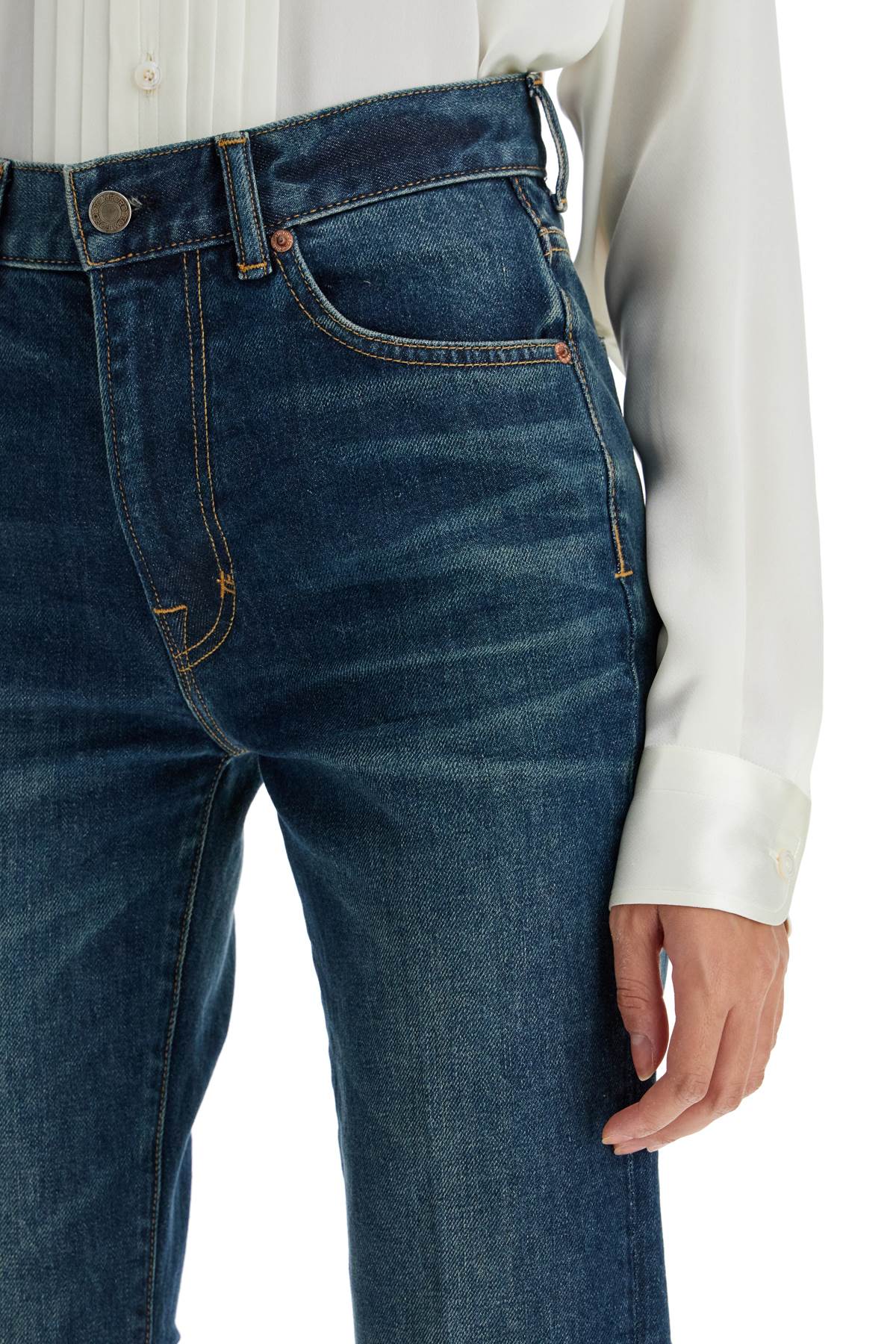 Tom Ford Flare Mid-Rise Jeans With