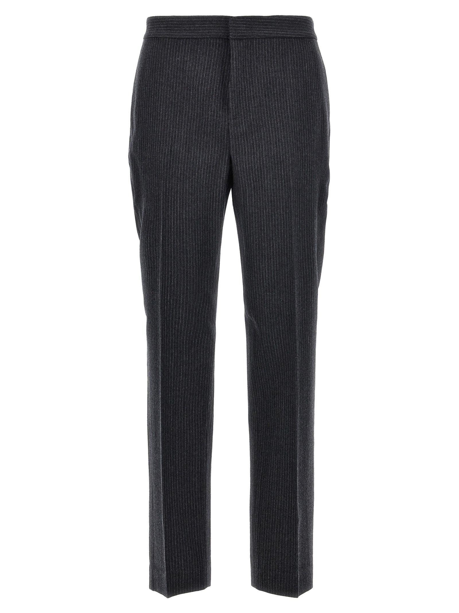 Fabiana Filippi Pinstriped Pants With Rhinestone Detail