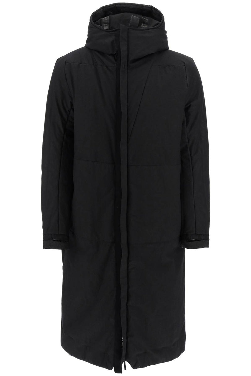 Boris Bidjan Saberi Resin-Dyed Cotton Reversible Parka Black