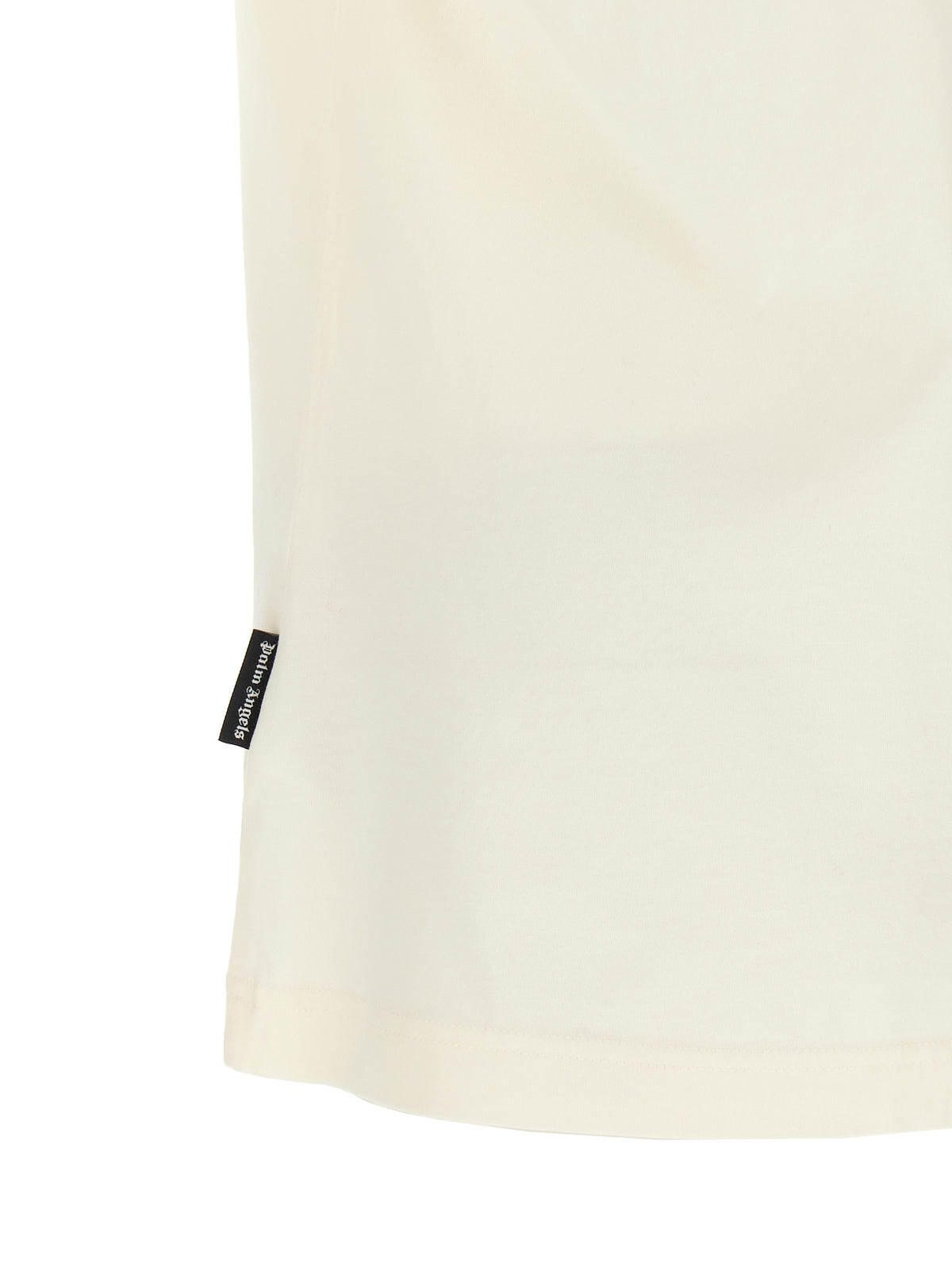 Palm Angels White 'Neck Logo Regular' T-Shirt