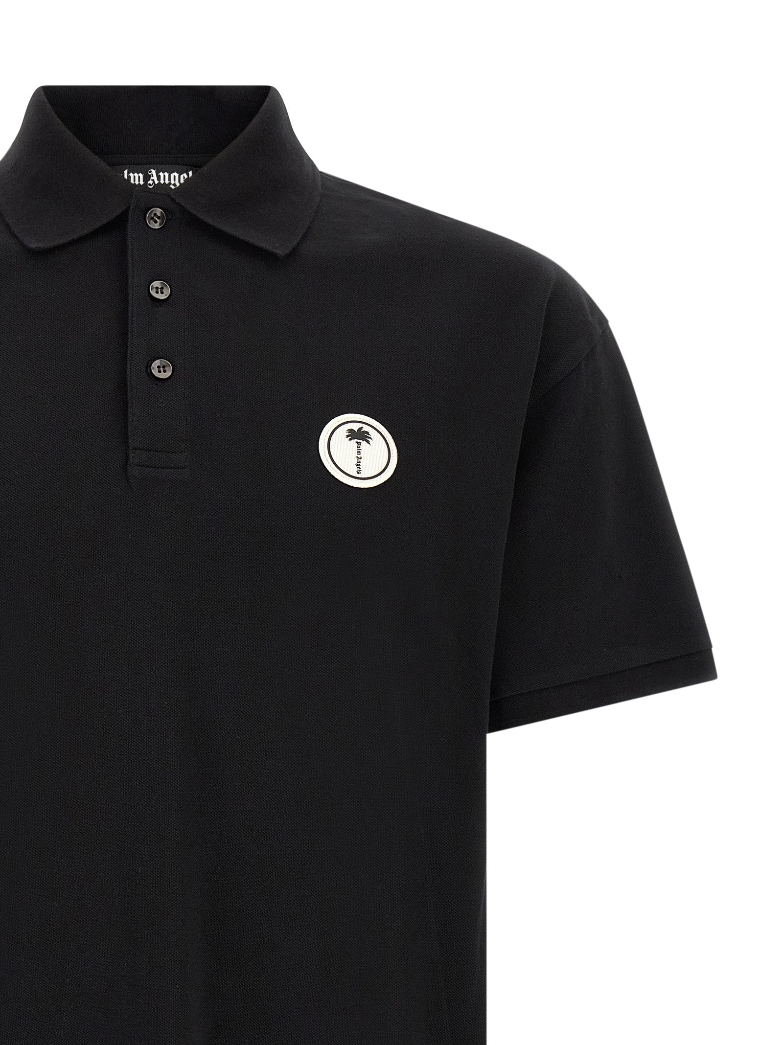 Palm Angels Logo Patch Polo Shirt