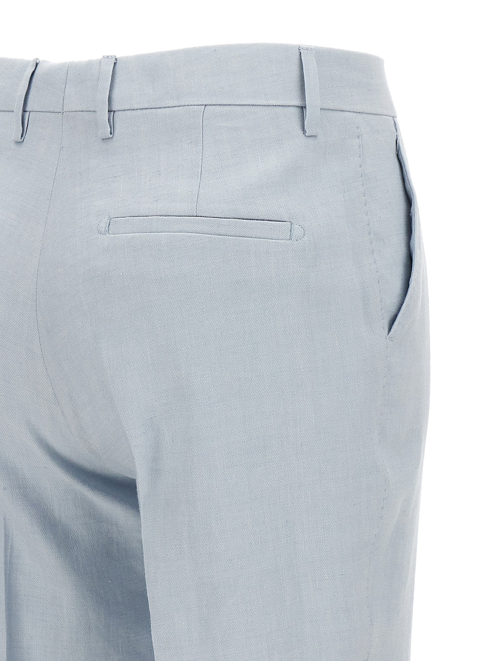 Tagliatore Linen Blend Trousers