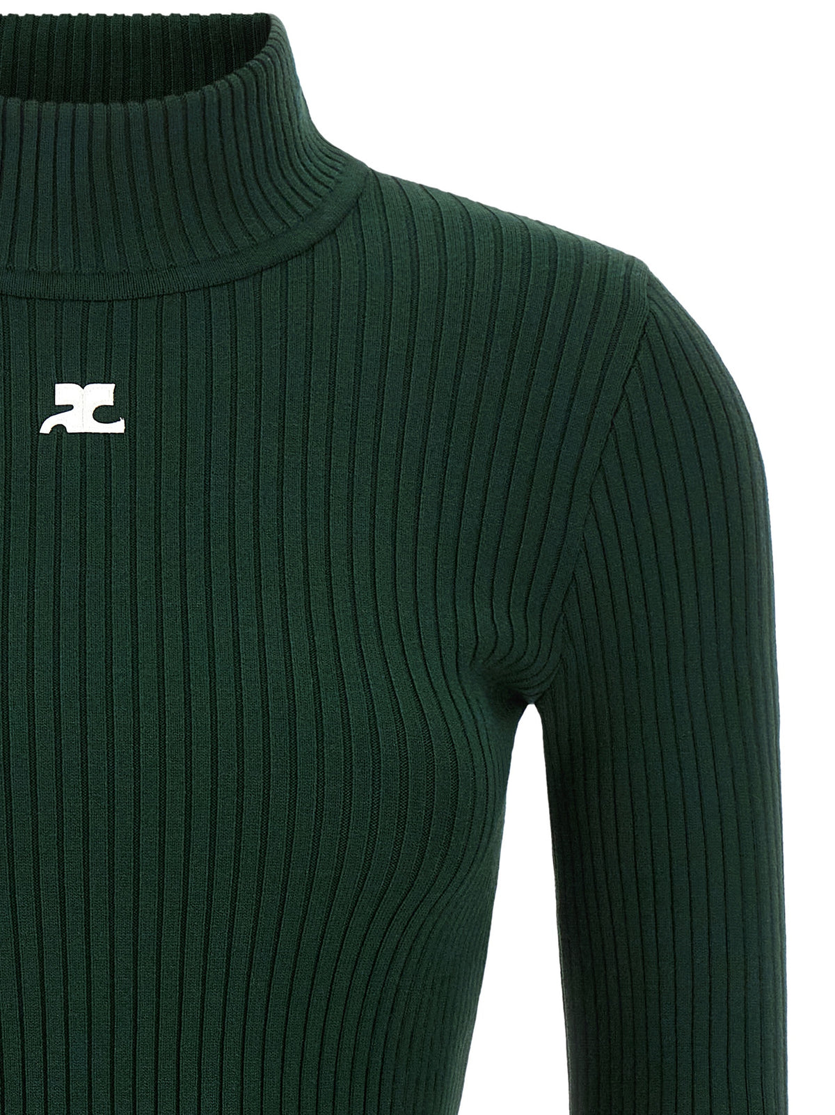 Courreges 'Reedition Rib Knit' Sweater