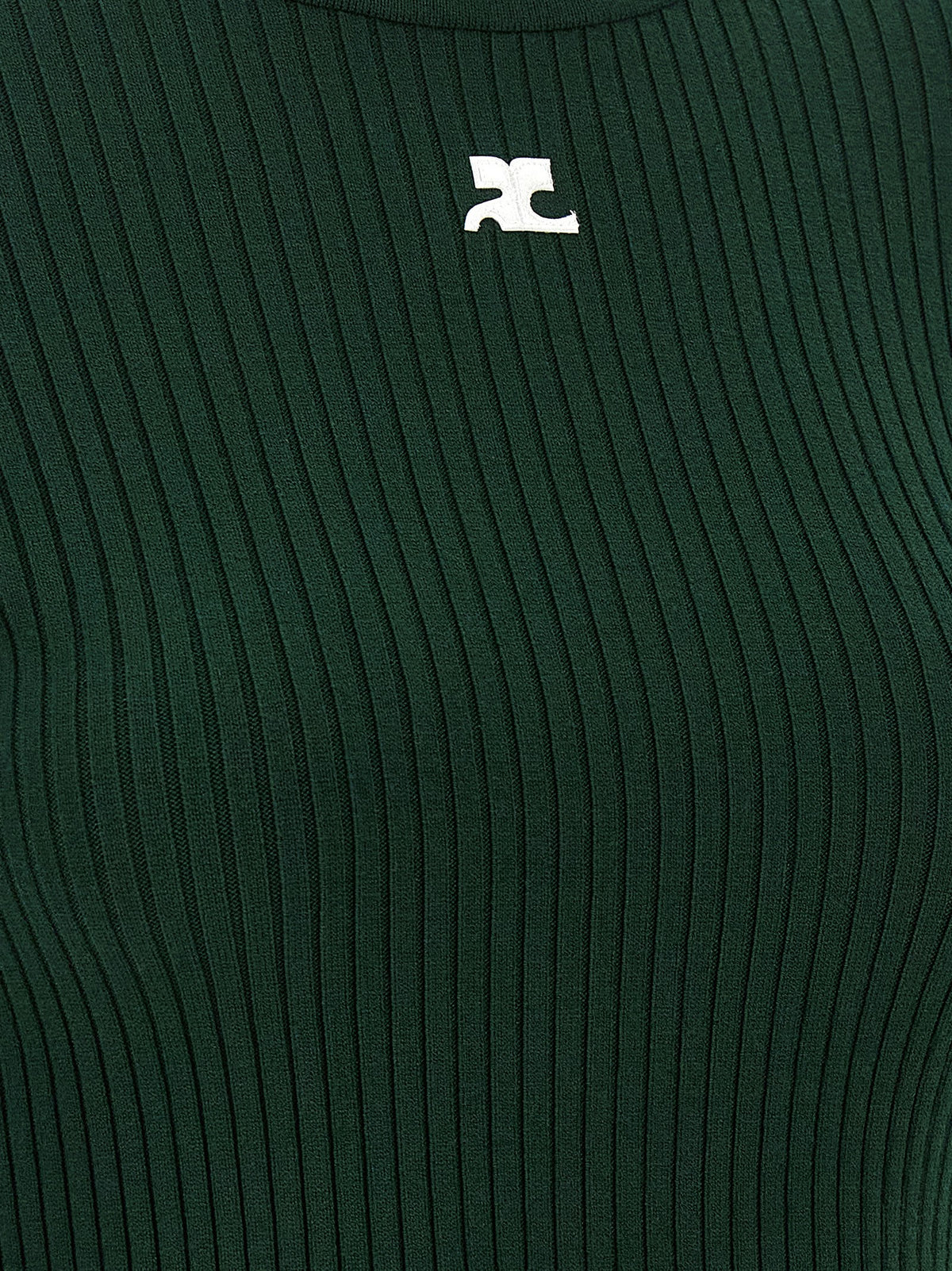 Courreges 'Reedition Rib Knit' Sweater