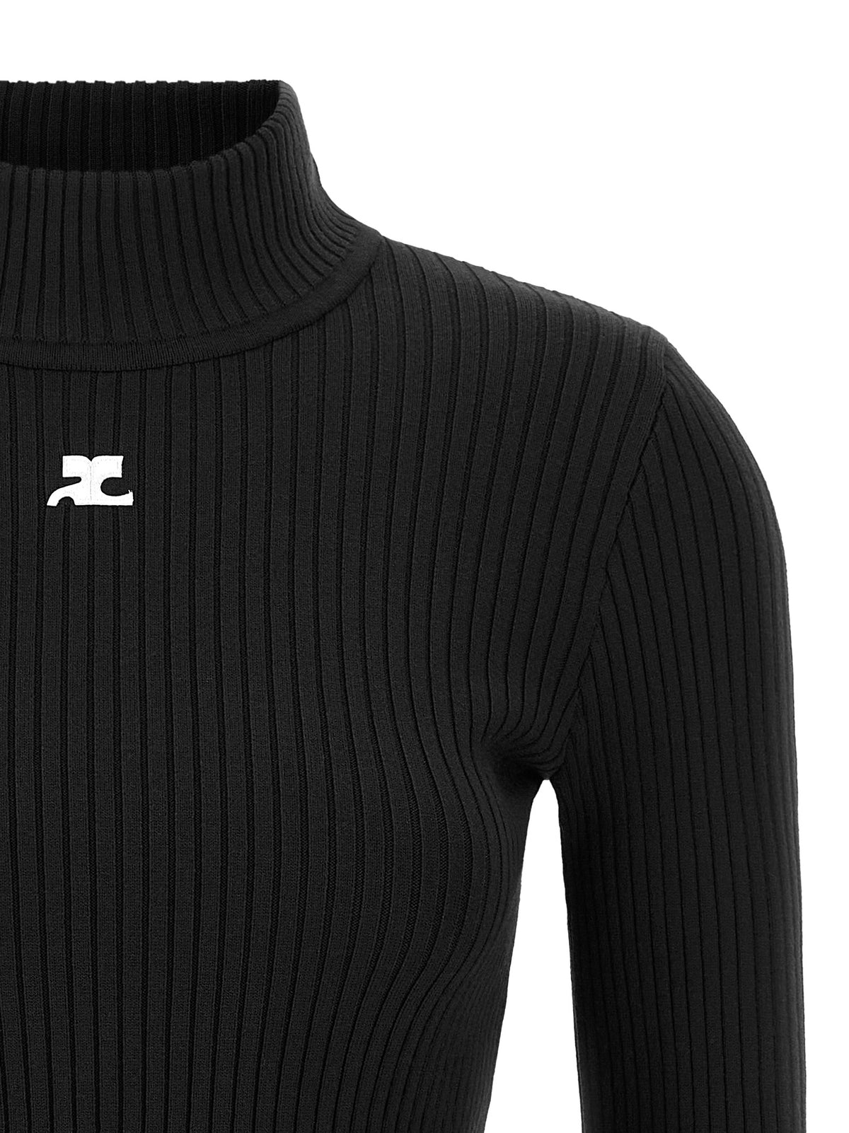 Courreges 'Reedition' High Neck Sweater