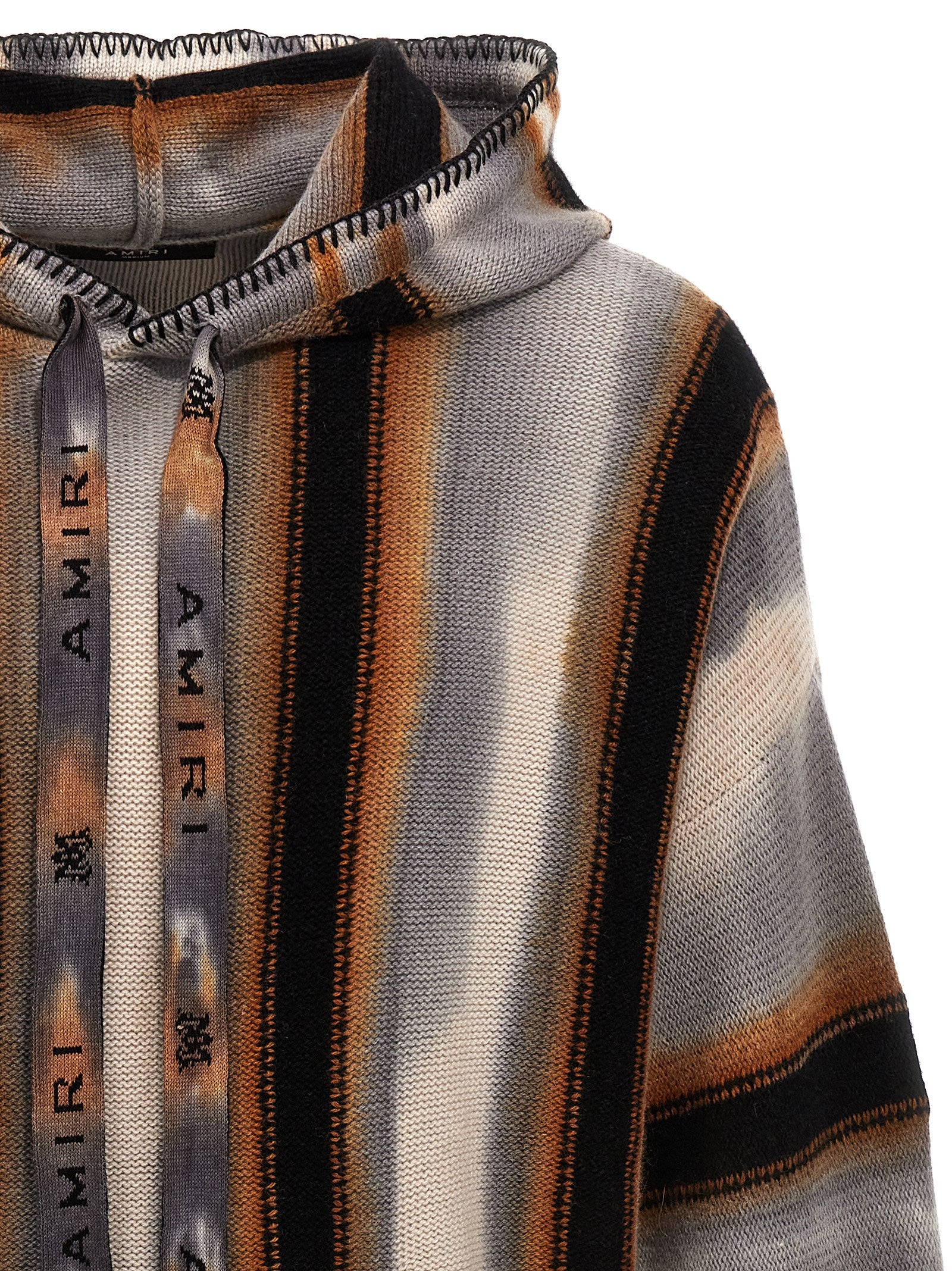 Amiri 'Baja Stripe' Hooded Sweater