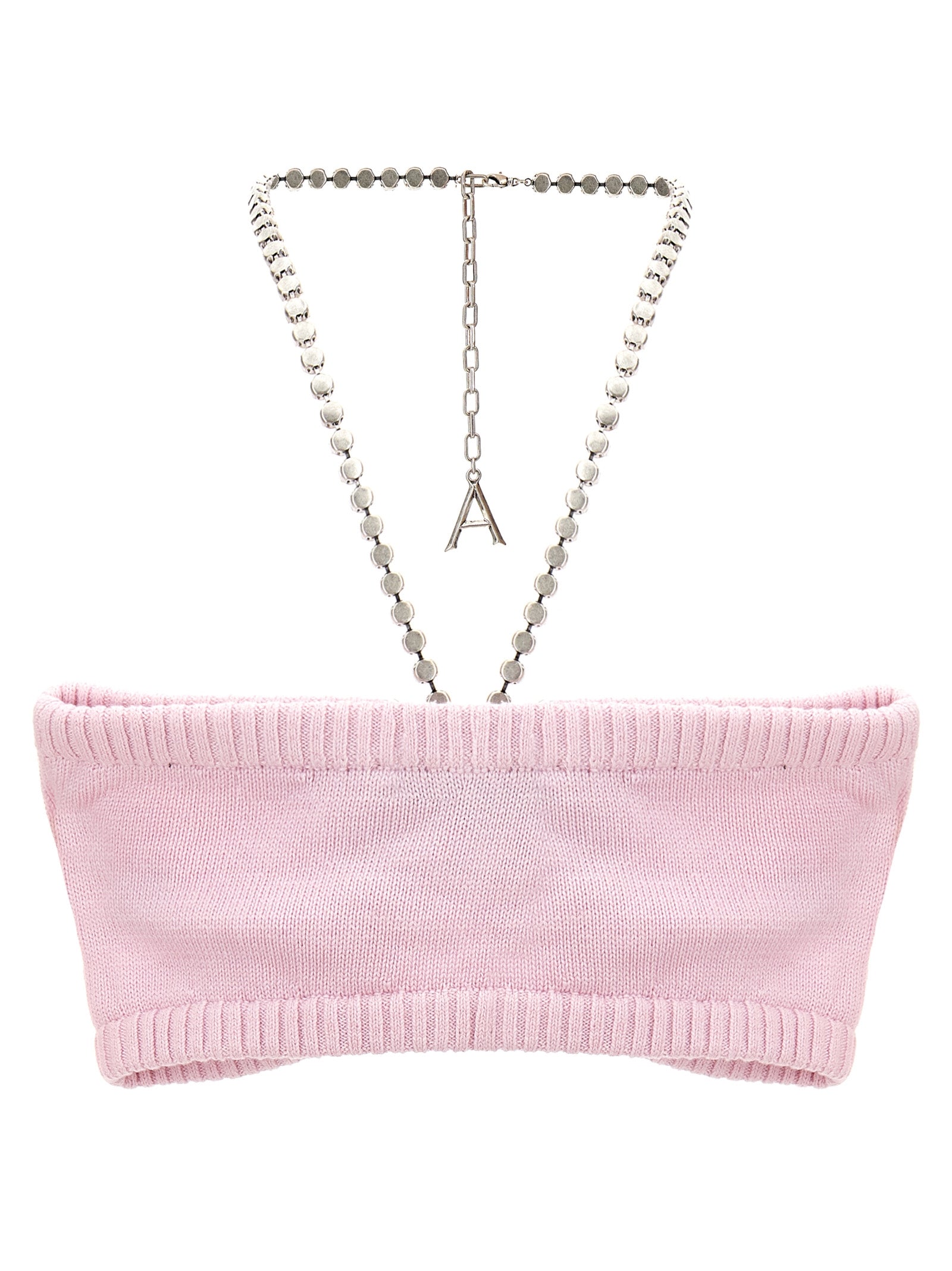 Area 'Crystal Butterfly Knit Bandeau' Top