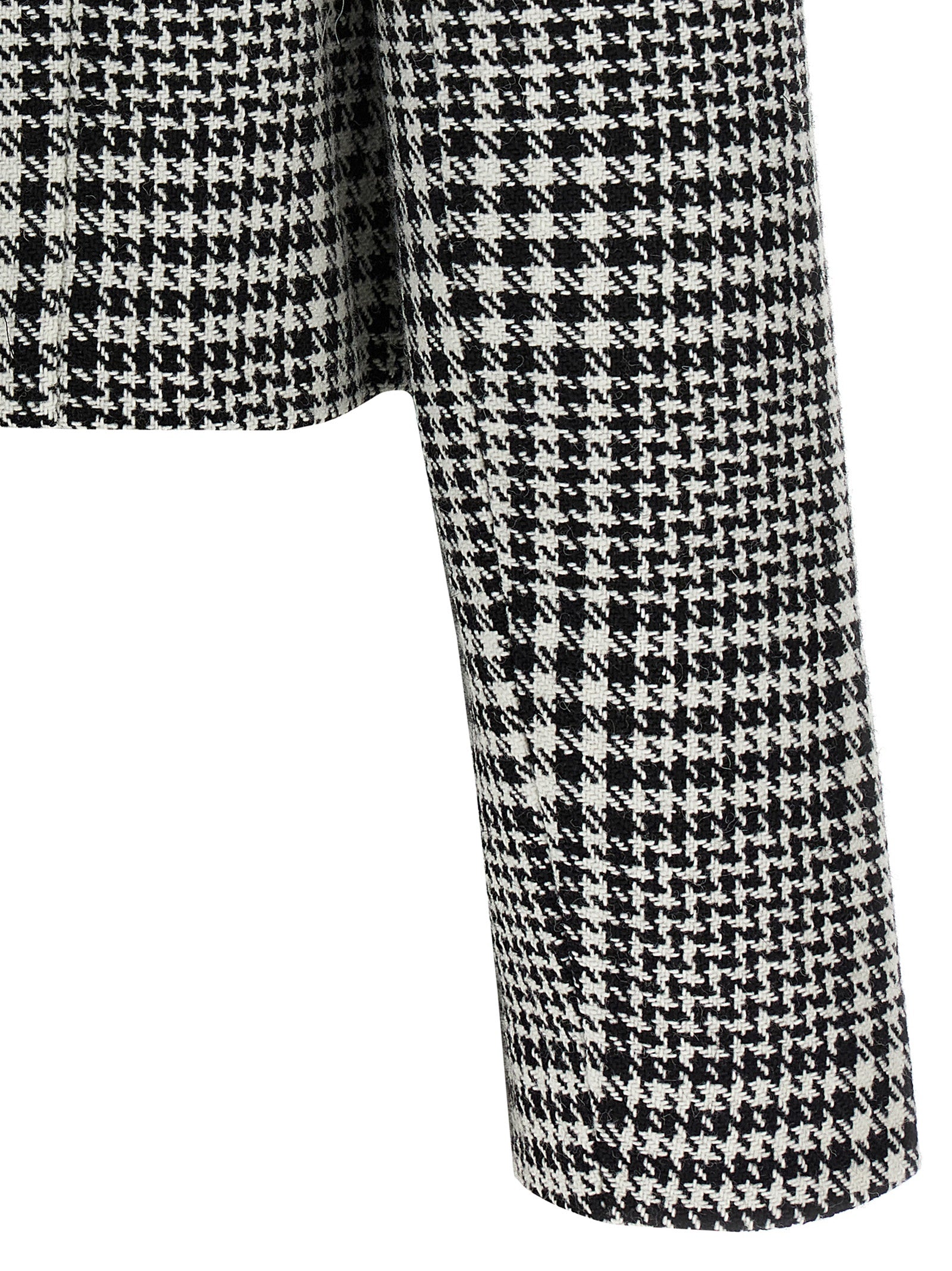 Self Portrait 'Houndstooth Crystal Trim' Blazer