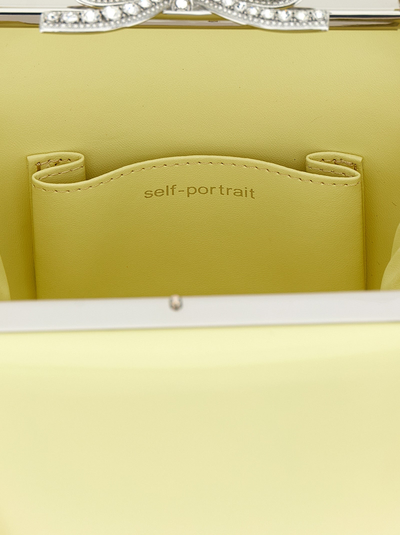 Self Portrait 'Yellow Leather Bag' Handbag
