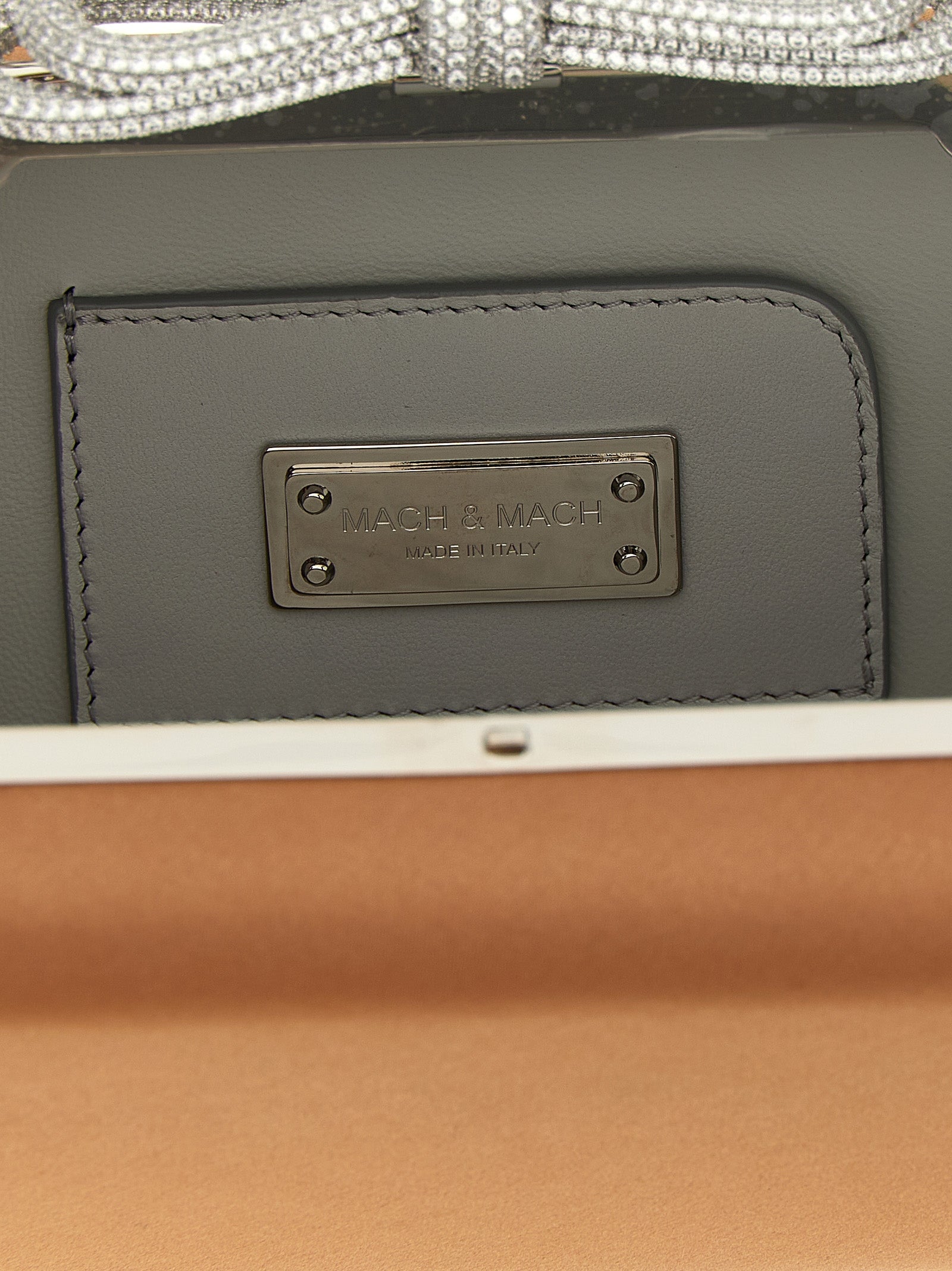 Mach & Mach 'Double Bow Satin' Clutch