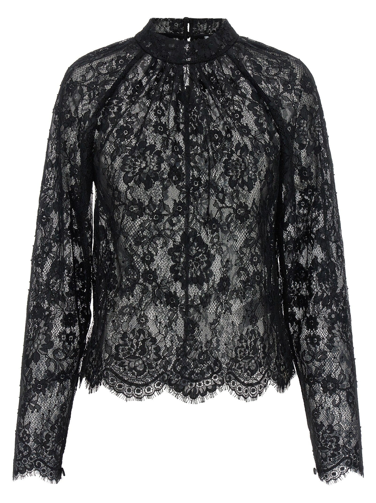 Self Portrait 'Black Lace' Blouse
