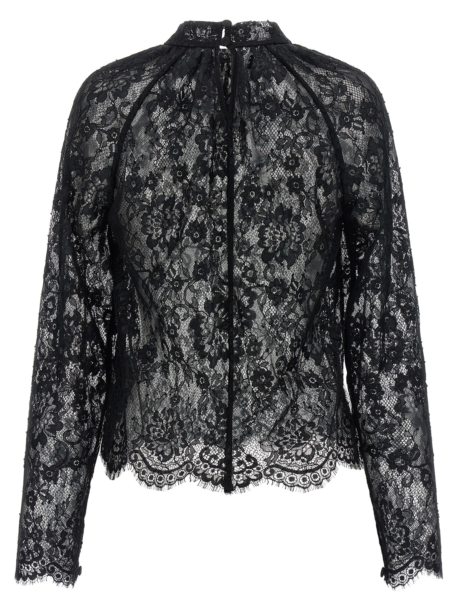 Self Portrait 'Black Lace' Blouse