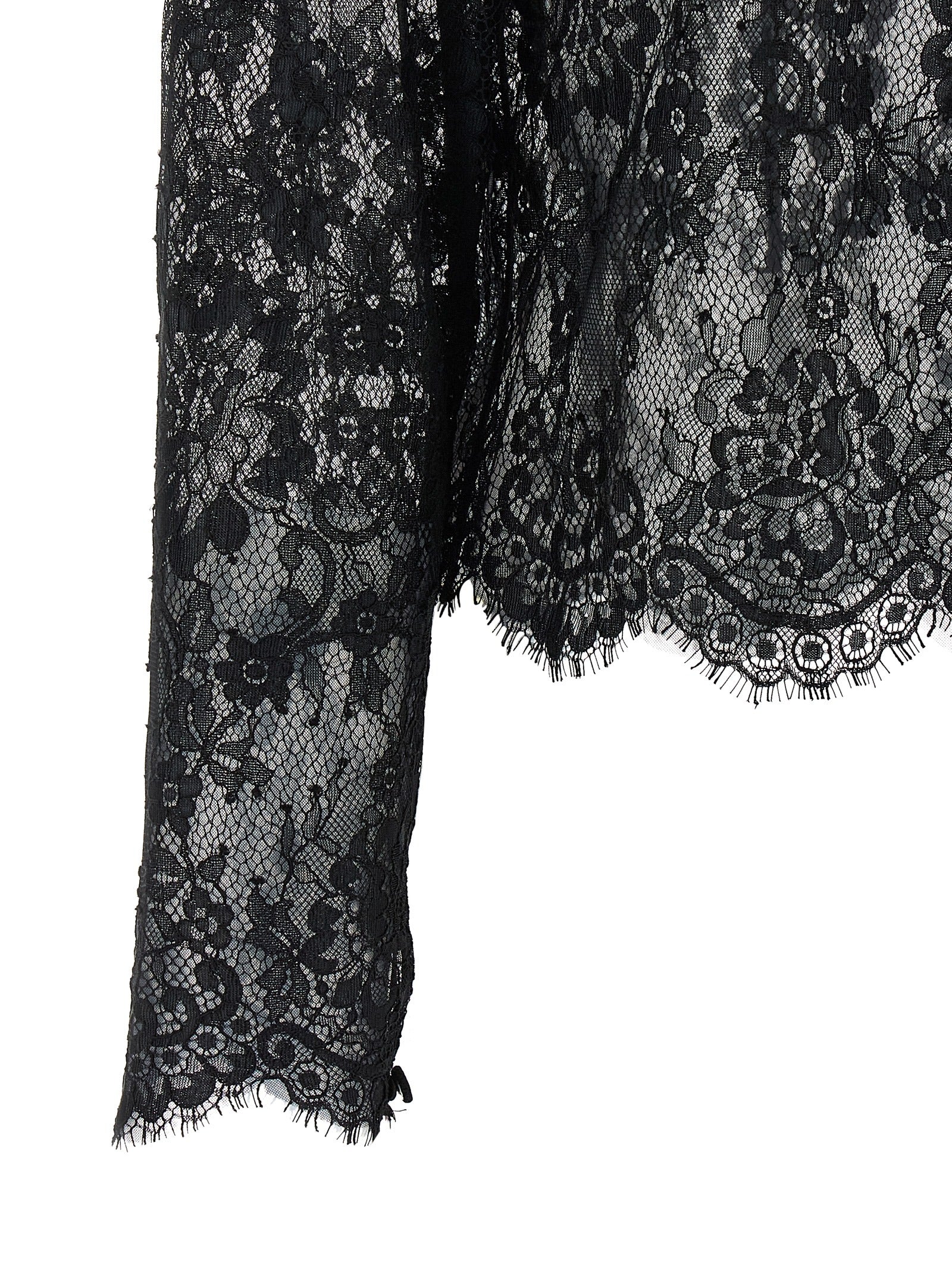 Self Portrait 'Black Lace' Blouse