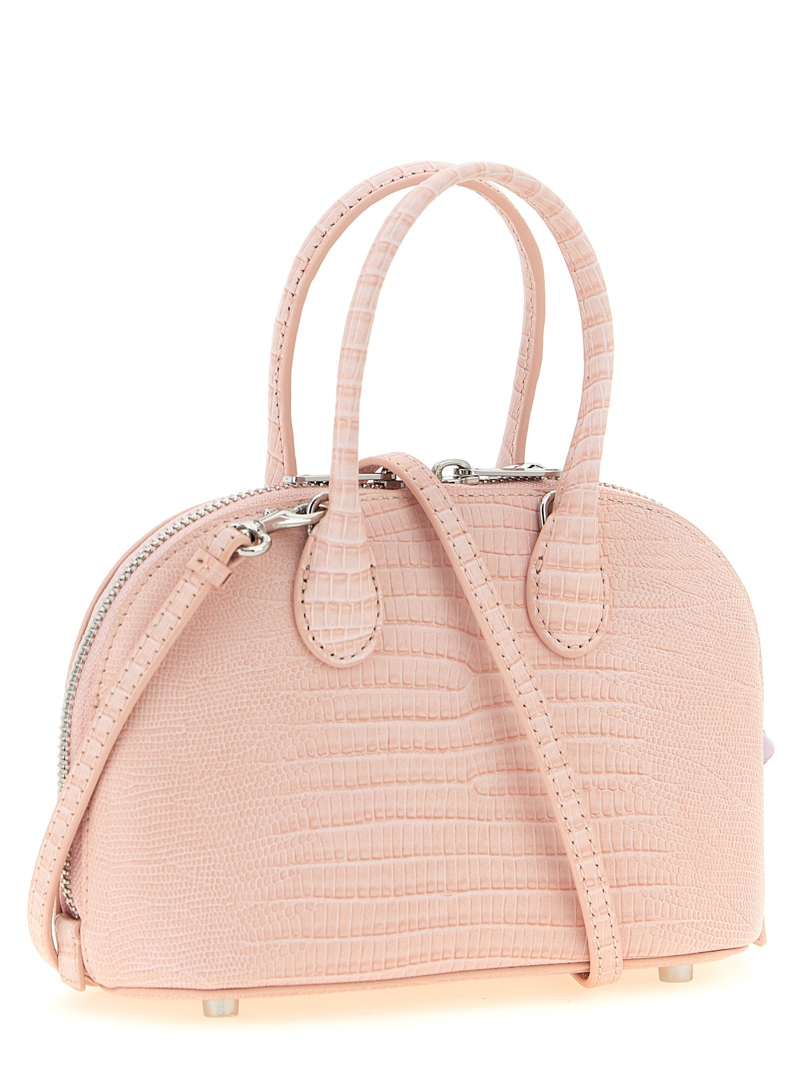 Self Portrait Embossed Leather Handbag