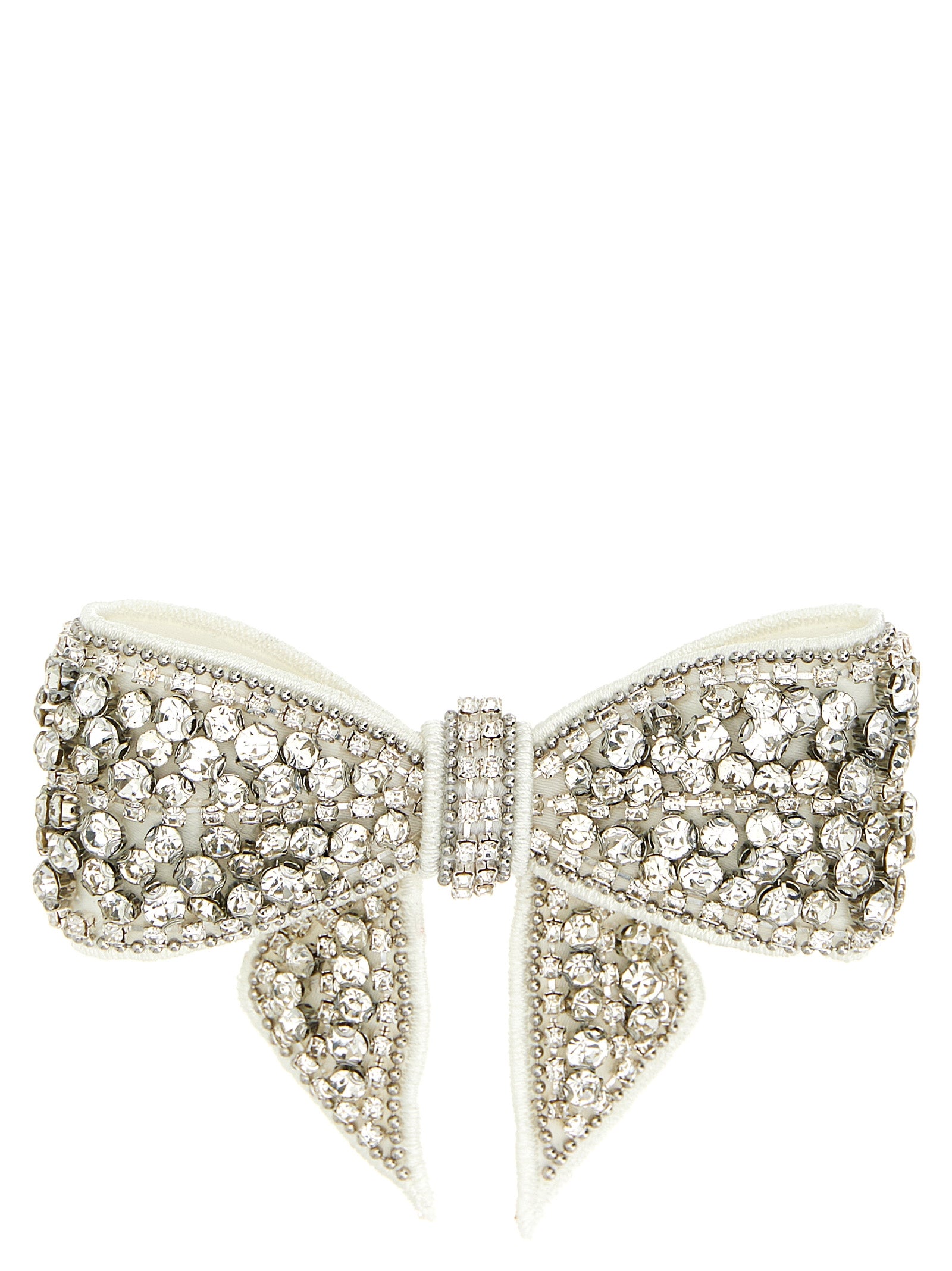 Self Portrait 'Crystal Embellished Bow' Hair Clip