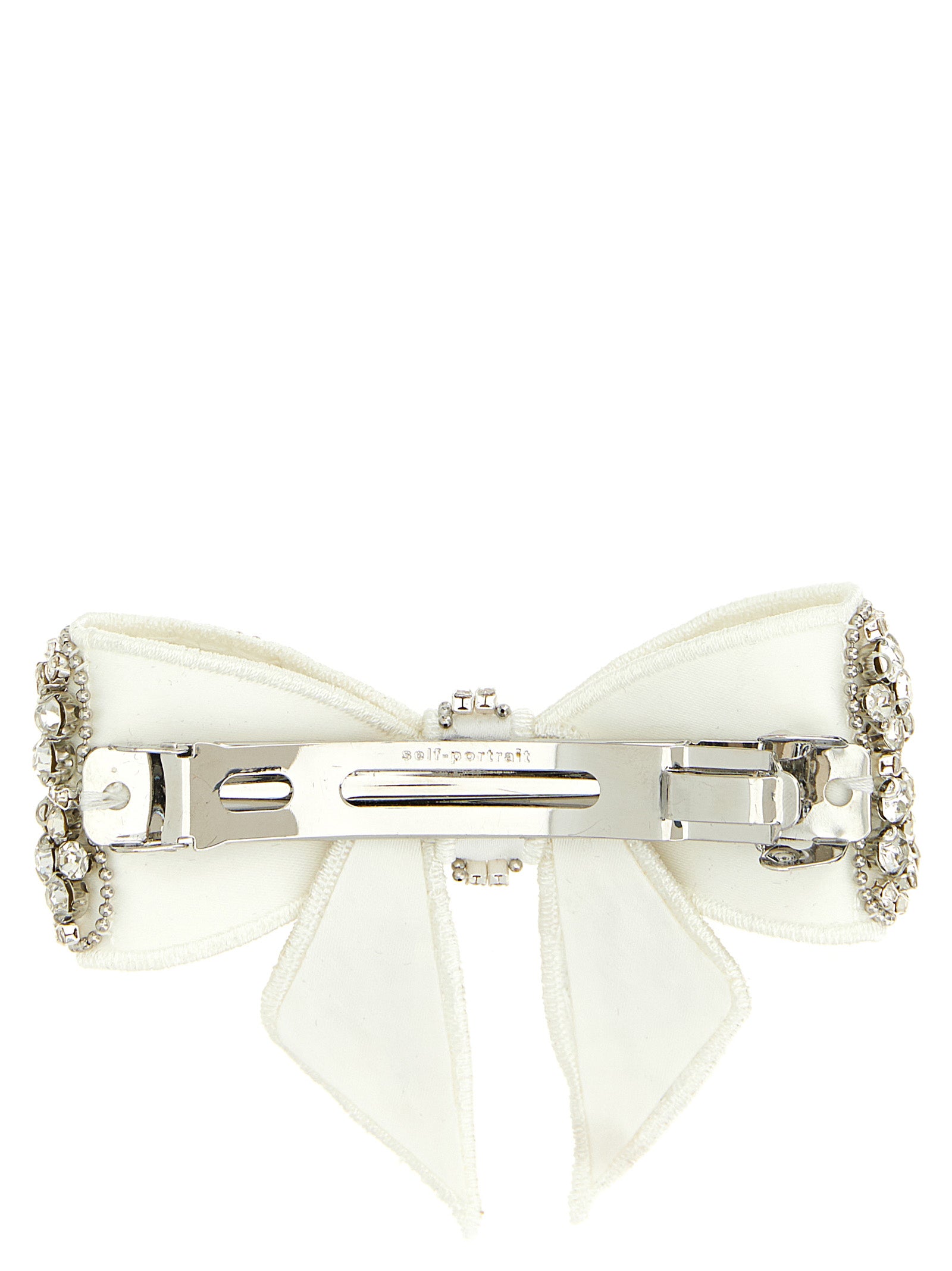 Self Portrait 'Crystal Embellished Bow' Hair Clip