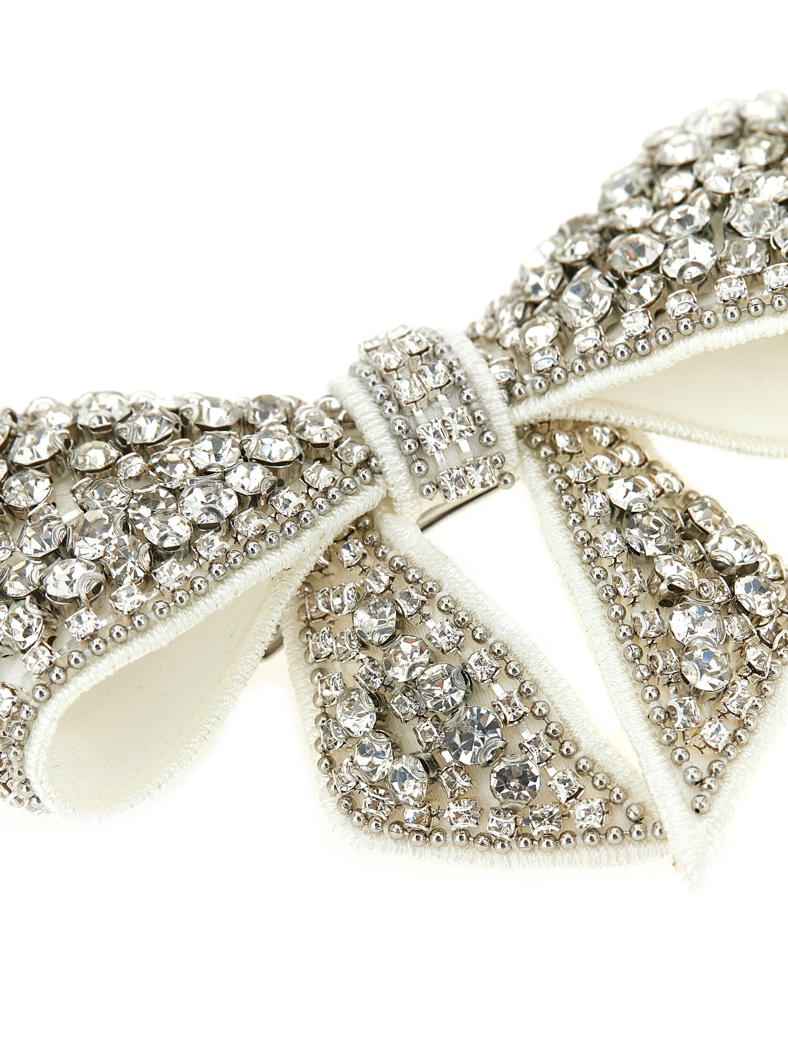 Self Portrait 'Crystal Embellished Bow' Hair Clip