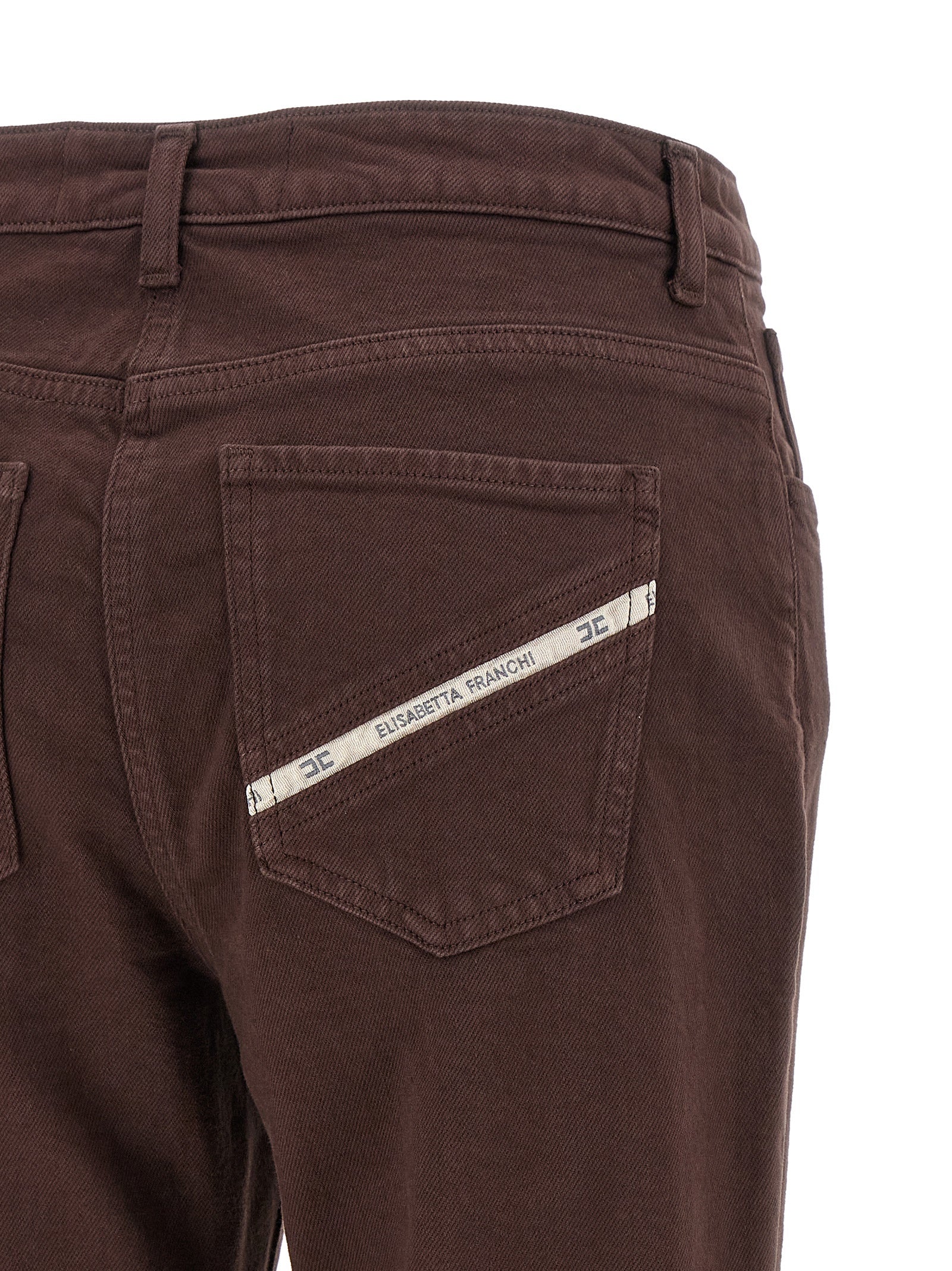 Elisabetta Franchi Jewel Padlock Jeans