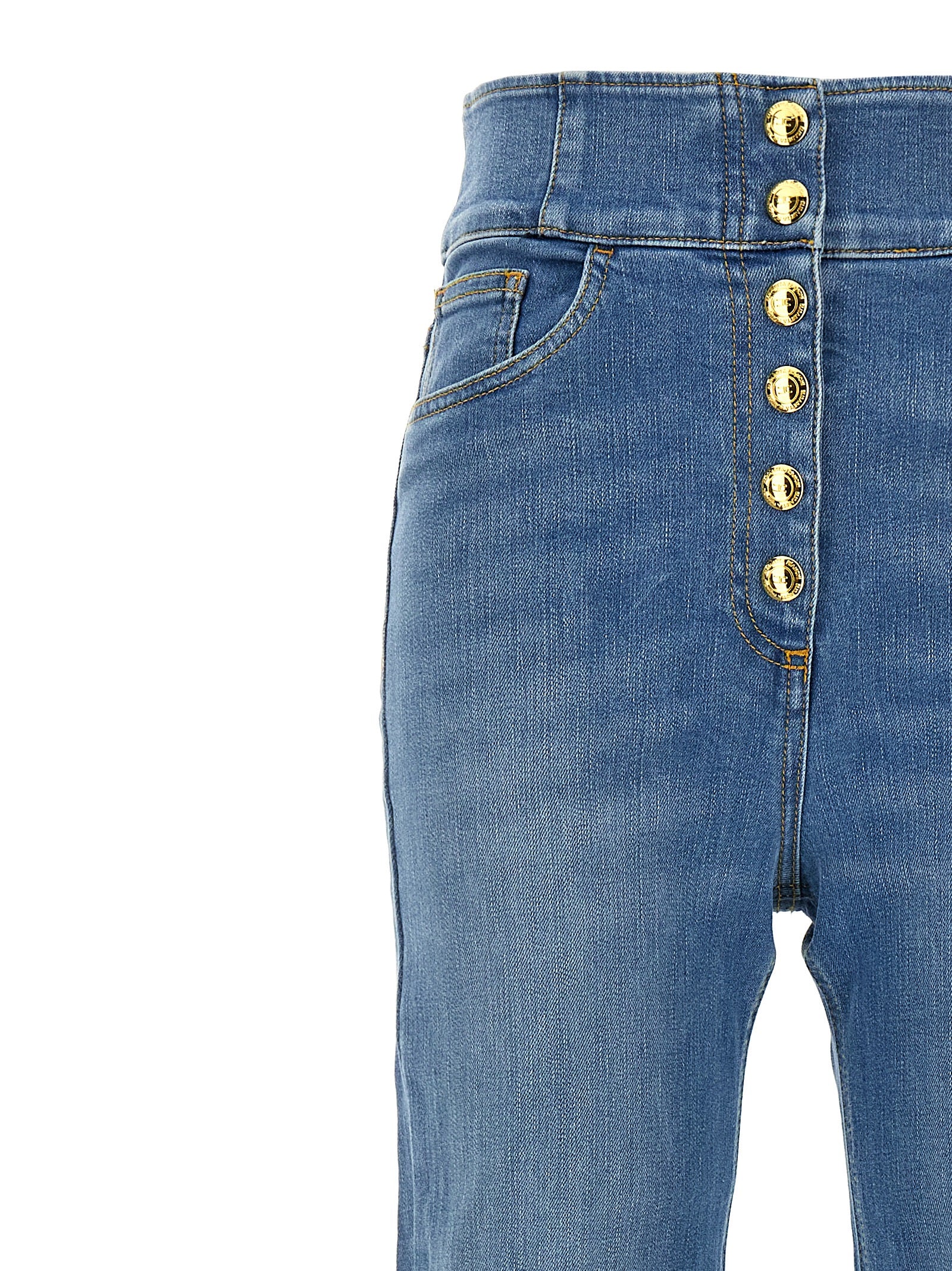 Elisabetta Franchi Button Jeans