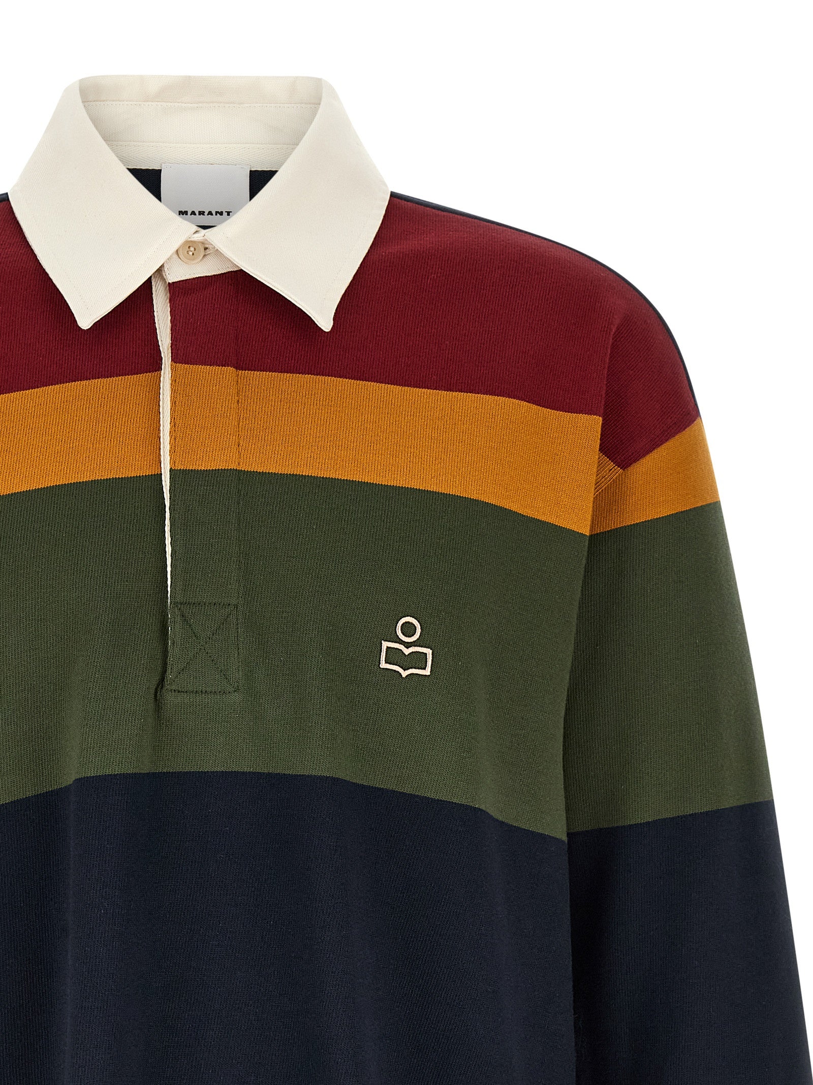 Marant Color Block 'Brandon' Polo Shirt