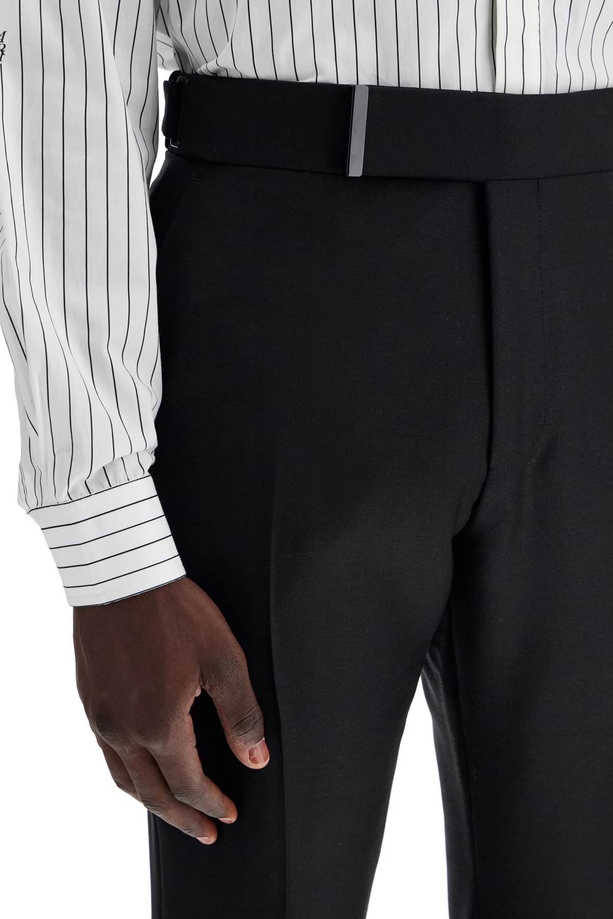 Tom Ford Tailored Wool And Mohair Trousers